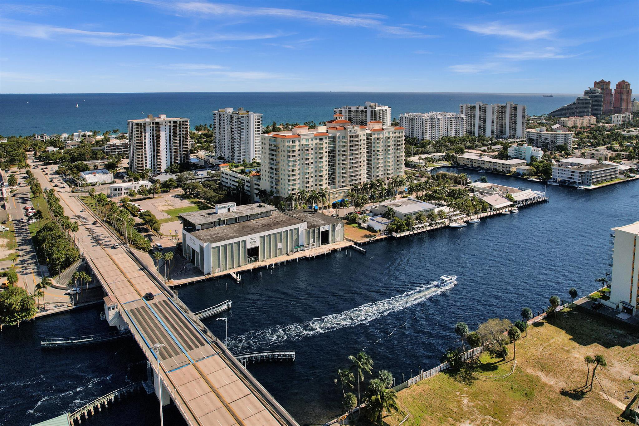 Welcome to your dream waterside retreat! This stunning 2 bed / 2 bath high rise corner unit offers breathtaking Intracoastal water views for the perfect blend of luxury and relaxation. Located steps from the beach, this residence boasts a spacious open floor plan with the privacy of split bedrooms, updated interior with premium flooring and newer interior paint, primary suite features walk-in closet with ensuite bathroom, washer/dryer in unit and a large terrace style balcony offering the perfect outdoor space to unwind or entertain overlooking the water. The Tides at Bridgeside Square is a secure 24-hr manned building with garage and resort-style amenities, including a rooftop pool & spa with patio and grill, fitness center, tennis court, club room and easy beach access. Whether you're looking to savor peaceful beach life, entertain guests or enjoy the vibrant Fort Lauderdale lifestyle, this condo has it all. With its unbeatable location, you'll be moments away from world-class dining, shopping, nightlife, entertainment, boating, water sports and more! Don't miss your opportunity to live in paradise. Schedule your private showing today!