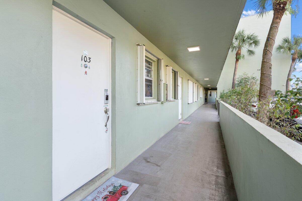 This property is an incredible investment opportunity! Step into modern elegance with this beautifully updated 890 SqFt condo. Featuring an open-concept design, the wall separating the kitchen and living room has been removed, creating a seamless flow perfect for entertaining. The updated kitchen boasts new appliances, stylish cabinets, and sleek countertops, while the upgraded flooring adds warmth and continuity throughout the entire unit. With a new A/C and water heater, you can enjoy lower maintenance costs and peace of mind. Centrally located in West Palm Beach, you'll be minutes from I-95, the Turnpike, Tanger outlets, City Place, Kravis Center, Clematis Street, PBI Airport, Beaches, Palm Beach Island, and more!