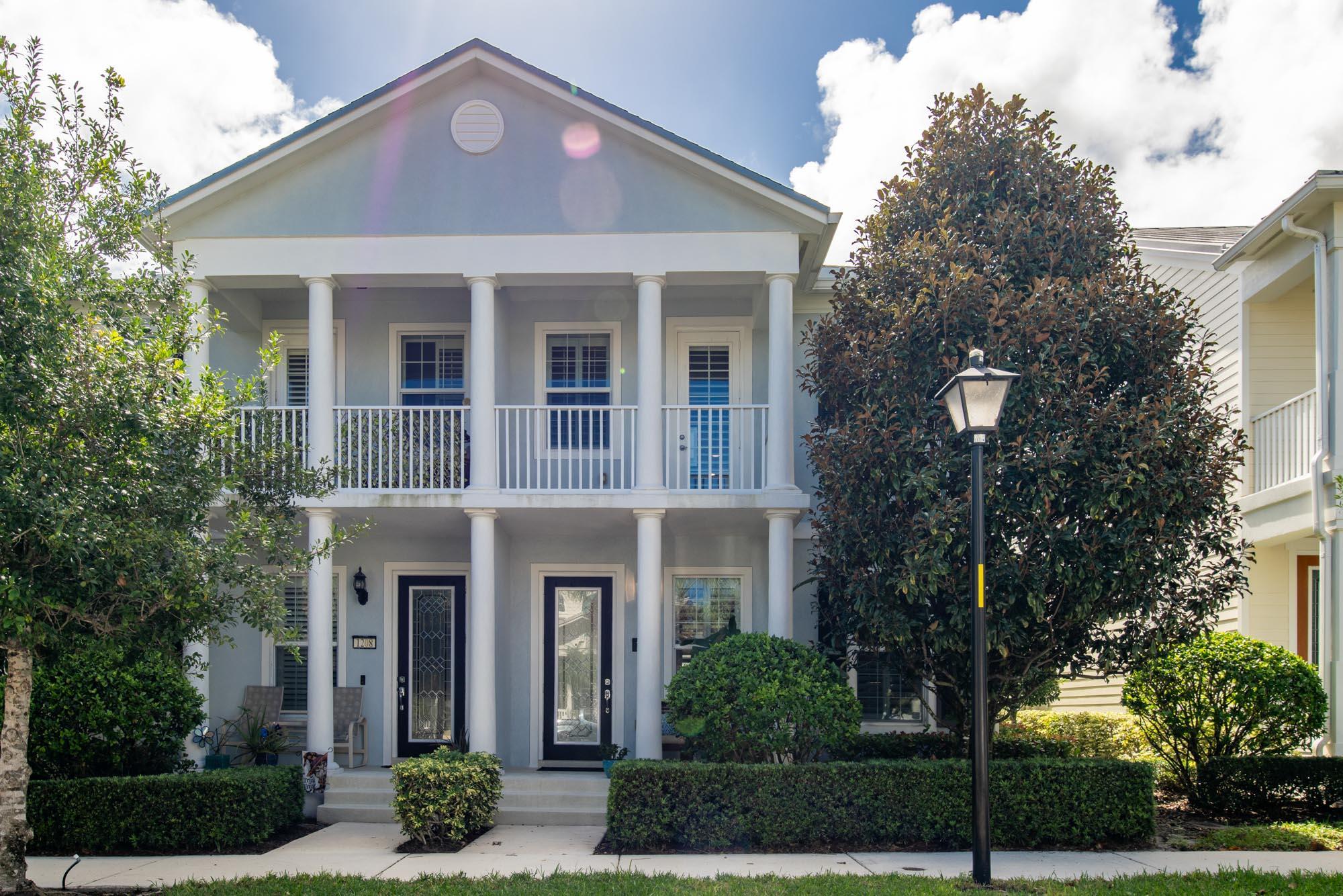 Live your best life in this gorgeous two-story Key West style townhome in Mallory Creek, one of the newest communities in Abacoa. This open concept home has 3 bedrooms, 2 1/2 baths and a detached two car garage. This sought after floor plan offers a large private courtyard which is the perfect spot to relish the Florida weather, dine al fresco or sip morning coffee. Beautifully upgraded with plantation shutters, stylish light fixtures and fans, and built-in storage in closets. Whip up delicious meals from the open concept kitchen with stainless steel appliances, granite countertops, a beautiful glass tile backsplash and bar seating. Relax or entertain from the family room which is filled with natural light through the plantation shutters and sliding glass doors. A separate living room is the perfect spot to cozy up with a book or have lively conversation with your guests. The upstairs primary suite has a private balcony and a spacious walk-in closet outfitted with custom built storage &amp; organization. Pamper yourself in the primary bath with a large soaking tub and walk-in shower with a frameless glass. Mallory Creek is conveniently located within close proximity to all the amazing schools, shopping, restaurants and activities Jupiter has to offer. Amenities include a clubhouse with fitness center &amp; billiards, 2 community pools, 2 playgrounds and beautiful tree-lined streets &amp; sidewalks. Live your best life in this charming home!