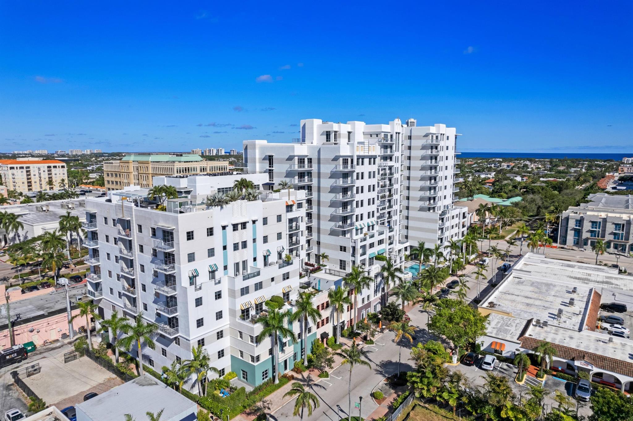 Enjoy your new exclusive lifestyle | A luxury building in the heart of Downtown Boca Raton | Walk to dozens of restaurants, nightlife, shopping and theatre in Mizner Park and Royal Palm Court | Exercise in an exclusive roof-top gym, sauna, steam-room and hot tub. | Host friends with rooftop grills and seating. | Free coffee and cookies daily | This Gorgeous Unit Features: | A gourmet kitchen with island, outfitted with beautiful cabinetry and high-end appliances | Opulent primary suite | Custom made walk-in closets | Sliding-door den | New washer and dryer | Two furnished terraces overlooking the pool | Two minute drive or walk to the beach | For the right Tenant, the Owner is open to fully-furnishing the unit as seen in photos.