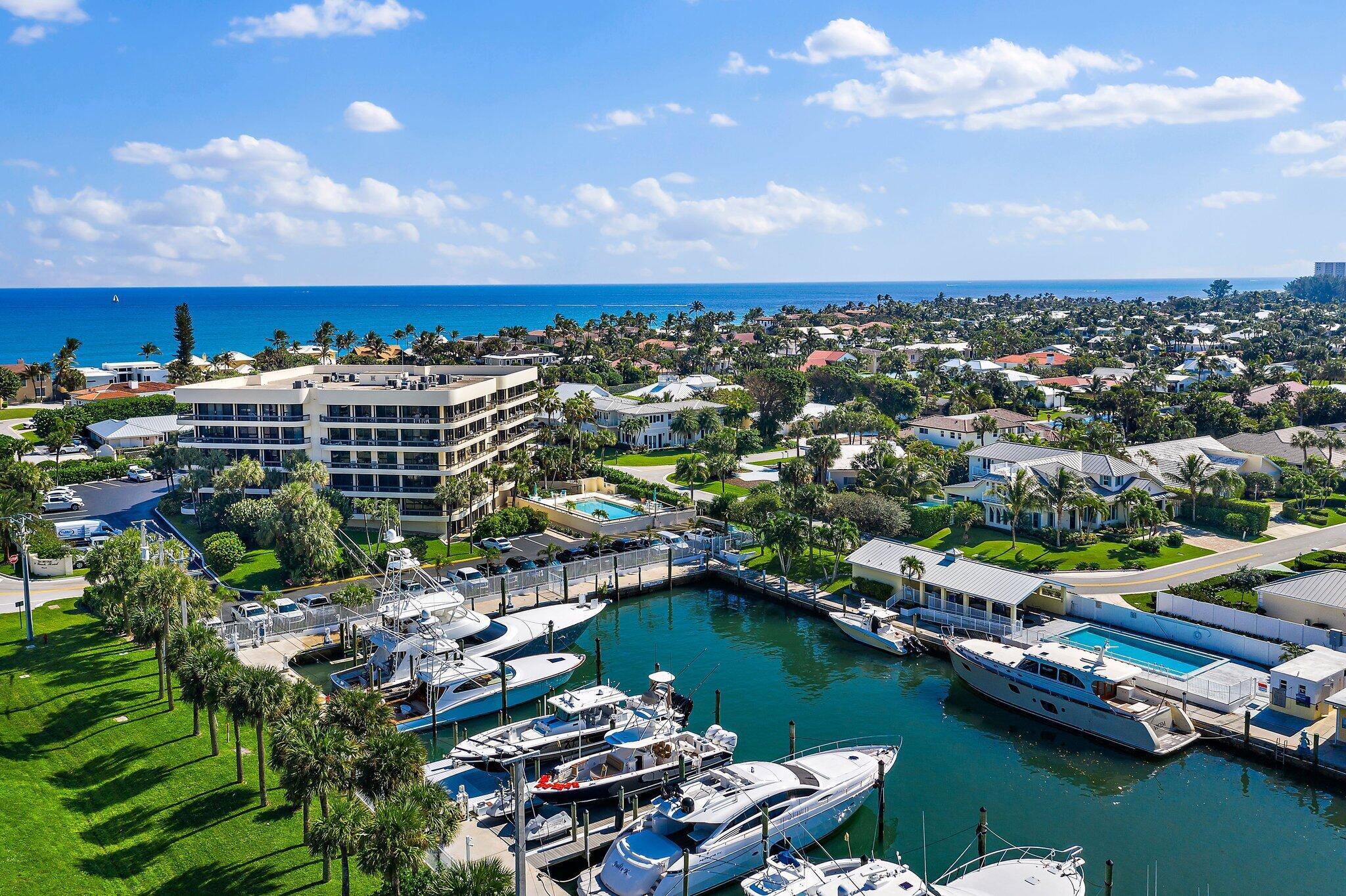 Beautiful location! You'll never tire of the views, watching the boats go in and out of the marina or the colorful sunsets and sunrises. Deeded path to spectacular beach, bike Jupiter Island, walk around Jupiter Inlet Colony immediately to the south or to the two parks on west side of Cato's bridge, paddleboard on the ICW or swim in The JIB's heated pool. No condos on either side of The JIB. Small building with only 20 units, 4 units to a floor. Each unit has a corner with 2 sides of glass, the natural light just pours in. 90' of covered balcony where you can relax facing west for sunsets or southeast for sunrise. All 3 bedrooms are large, with living room surrounded by glass. Layout is outstanding, feels more like a home than a condo. Renovated a few years ago, lightly used. Come see!