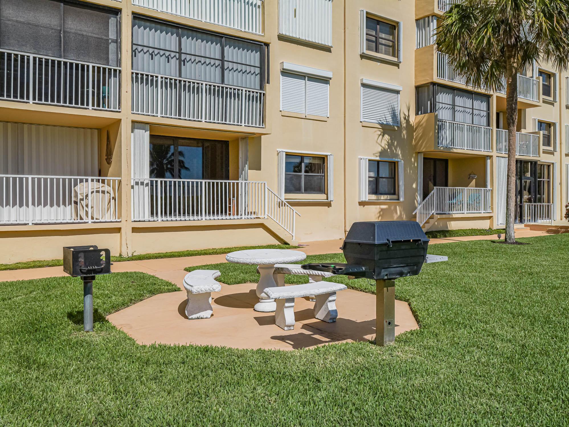 Beachfront/Oceanfront Property, 2 Bedroom 2 Full Bath Condo sold fully furnished/turnkey. Enjoy the beachy theme this condo has to offer with the luxury of your own patio and walk right out onto the beach or enjoy a family barbeque right from your unit.  Pool is a few steps right off your patio as well as the beach walk.  Spacious rooms, all tile, no carpeting, Call me Today!