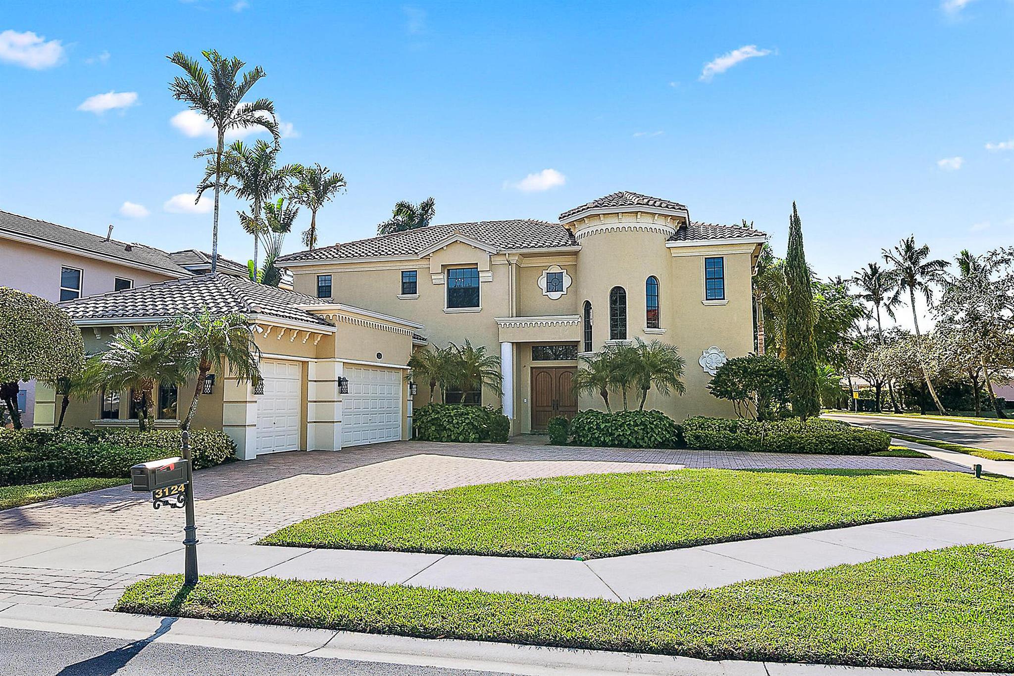 Nestled within the prestigious gated community of San Michele, this impeccably maintained 2-story home offers 5 bedrooms, 4.5 bathrooms, and a spacious 3-car garage. With a well-designed layout and an array of elegant features, it's the epitome of refined living. The first floor boasts a private guest suite, a versatile office/den & a chef's kitchen adorned with granite countertops, SS Sub-Zero refrigerator, wine chiller, Dacor gas range, and ample prep space. Plantation shutters on most windows add a timeless touch of elegance, while natural light flows throughout the home. The second-floor primary suite is a private retreat, featuring his-and-her walk-in closets, an inviting sitting area perfect for relaxing with a book, a spa-like ensuite and serene lake views from the private balcony You will also find a Junior suite on the second floor along with two spacious bedrooms connected by a Jack &amp; Jill bathroom. A stunning spiral staircase with intricate wrought iron detailing leads you to the second floor, where gorgeous wood flooring adds warmth and elegance to the space. With its seamless indoor-outdoor flow, the home offers endless possibilities for entertaining or simply unwinding in a tranquil setting while enjoying the large private backyard with manicured landscape and lots of room to design your private pool. It's rare to find a home that has been cared for with such meticulous attention to detail and pride of ownership as this one. San Michele is a small enclave of only 90 estate homes and is known for its pristine surroundings and its amazing location; just a short drive to the Atlantic Ocean and white beaches, Palm Beach Gardens Mall, golf courses, restaurants, Alton Town Center, PBI Airport and A-rated schools. The community offers 24-hour security, tennis courts, a toddler's playground, fitness center and clubhouse with a community pool. Lots of green space for walking/biking and enjoying the outdoor. Call today to schedule a private showing as homes rarely come on the market.