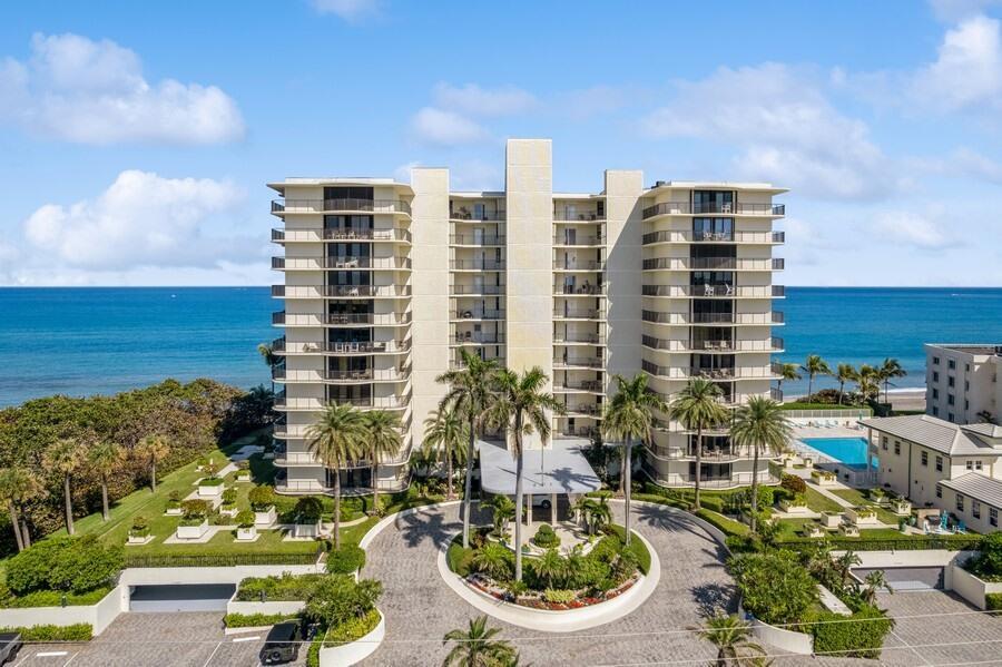 Milestone completed, no assessments, excellent reserves, desirable building.  Now is your chance for a great buy on Jupiter Island!  Fully renovated higher floor luxury oceanfront condo.  Everything is brand new within the past year.   Luxurious open kitchen with dramatic unobstructed ocean views and water views from all bedrooms.  Kitchen features Kitchenaide appliances, quartz counters, and extra cabinetry.  Bathrooms have all been remodeled with designer selections throughout.  New AC & Impact Glass Windows & Sliding Doors!  Shiplap and millwork highlights in bedrooms.  Tequesta Towers was recently renovated and offers excellent amenities, pool, fitness and an underground building parking spot and storage.  **Creative Financing Options, Seller Buy Down Mortgage, Bring Offers!**