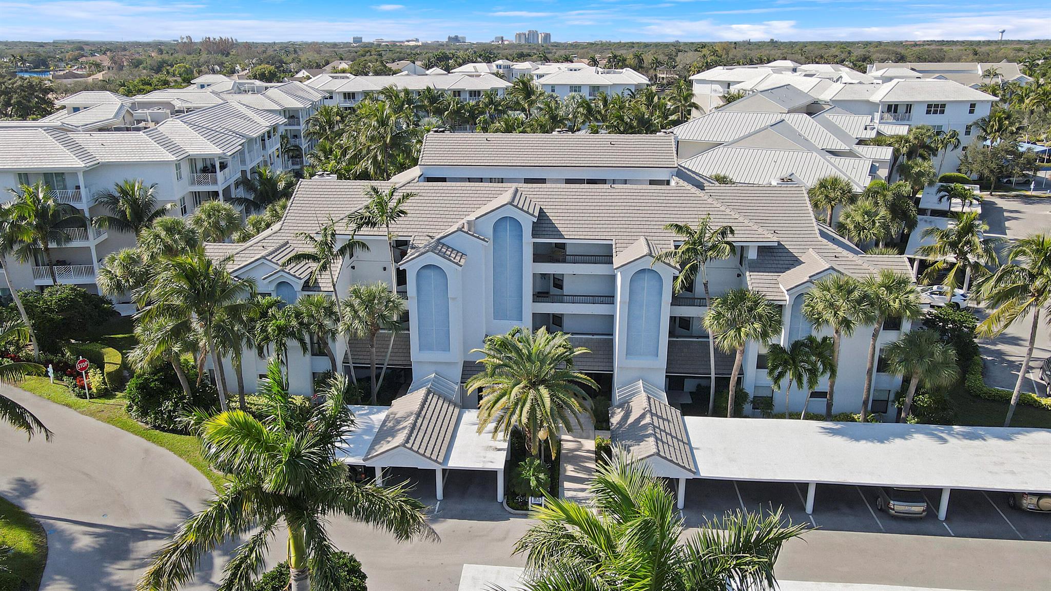 Welcome to Bay Colony. This is a unique enclave of communities centered around a great pool and recreation facility with a marina on the intracoastal in Juno Beach. This property is only 1 of 6 two story loft condos. Facing west this unit features a great view of the pool with amazing sunsets from your 4th floor screened balcony. A large living/dining area features a real wood burning fireplace and picturesque views. The loft are is unique and can also be used as a 3rd bedroom or office. Vaulted ceilings add to the spacious feelinf of the unit. Minutes from all of the dining, shopping and entertainment on PGA Blvd. Juno Beach, Jupiter Beach, the Jupiter Inlet and all of the amenties in northern Palm Beach County are only minutes from your door