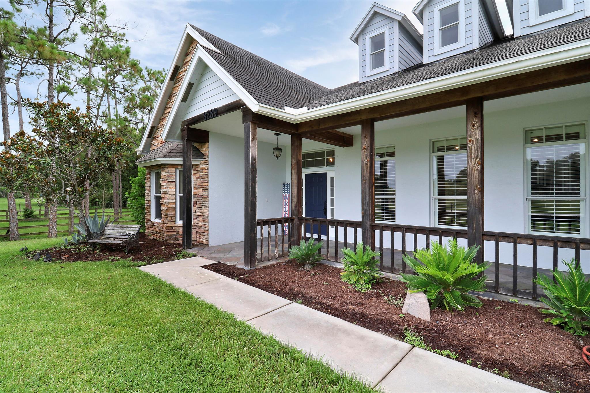 Your horse needs a new home! This 2.5 acre property with paddock and single horse stall in an equestrian community is only minutes from everything in Palm Beach Gardens. Avenir Town Center will be opening soon too! This custom 4/2.5 home has many unique features. Heated salt water pool, with large deck and great entertaining space. Bonus room can be used for your own unique purpose. Spacious kitchen and living space with volume ceilings and tons of light. Great home for hosting and living the western community life. Steeplechase before it became pricey. Free standing 2 car garage configured as an office with mini-split AC. Bring your RV, trucks and toys. There is lots of room and no​​‌​​​​‌​​‌‌​‌‌‌​​‌‌​‌‌‌​​‌‌​‌‌‌ restrictions