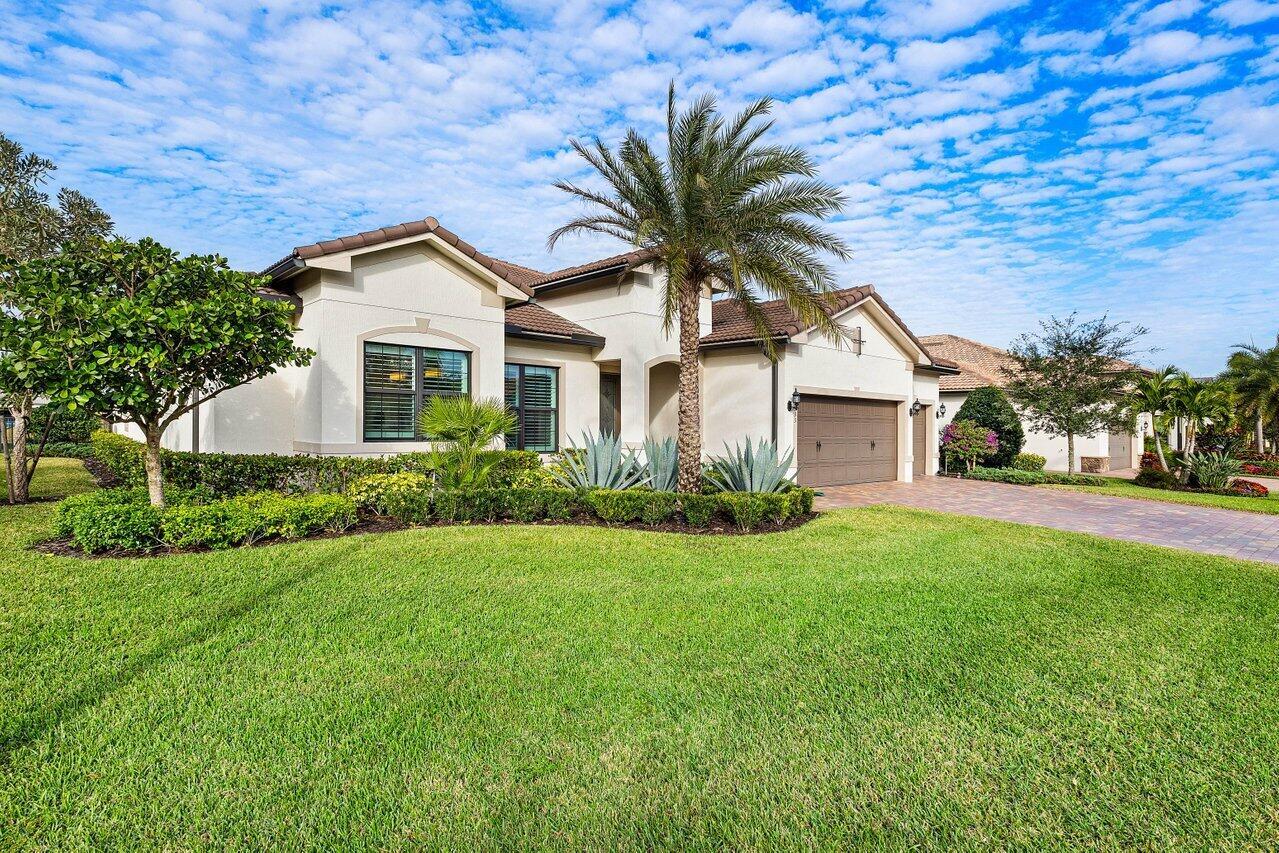Buyer's Agents Welcome! Waterfront 4 Bedroom, 3 Full Bath Home Located in the Beautiful 97 Home Gated Community Of Ancient Tree in Palm Beach Gardens.  This Property also has an Oversized Laundry/Flex Room Along with a Den that is Perfect for an Office.  Wide Open Floor Plan! Ancient Tree Amenities Include a Clubhouse, Cabana Pool, Tennis/Pickle Ball & Golf Cart access to Sandhill Crane & Panther National Golf Course.  Pride in Ownership Shows Here!  A Must See Home Complete With Furnishings! So Just Pack your Suitcases and Move Right In! Enjoy Piece of Mind w/ a 1 Year Home Warranty Included in Your Purchase by the Seller & 10-Year Limited Structural Warranty by the Builder.