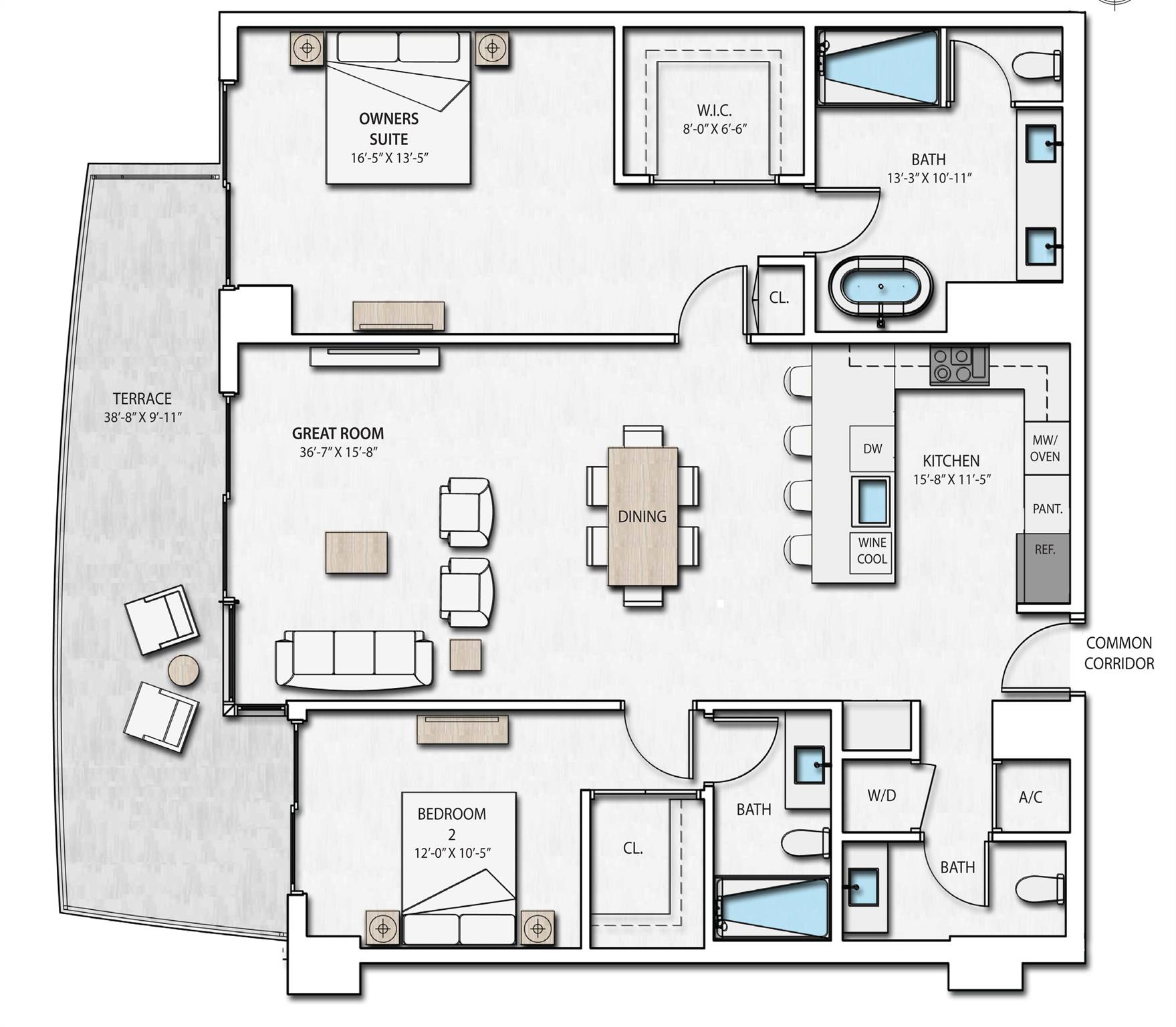220 Lake Shore Drive N-Ph11