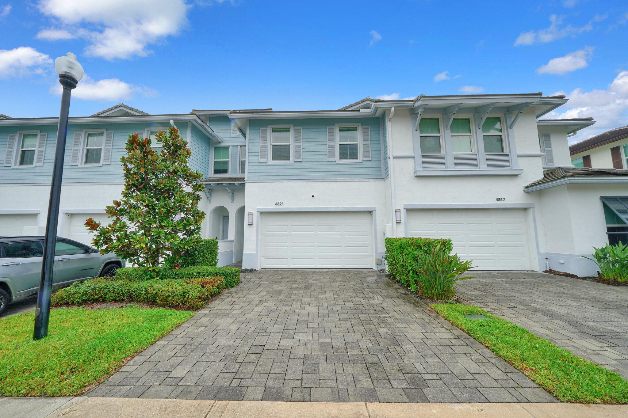 Welcome to 4821 Pointe Midtown Road--an upgraded 3-bed, 2.5-bath Echo model townhome in the sought-after Pointe Midtown community. Built in 2020 with over $90K in upgrades, including impact windows, ceramic tile floors, and a full security system with cameras. The open layout offers a bright kitchen and spacious living areas. Enjoy the community pool just steps away and walk to nearby dining, cafes, and shops at Mainstreet at Midtown. With only 63 luxury townhomes and easy access to I-95 and the Turnpike, this location blends comfort, style, and convenience.