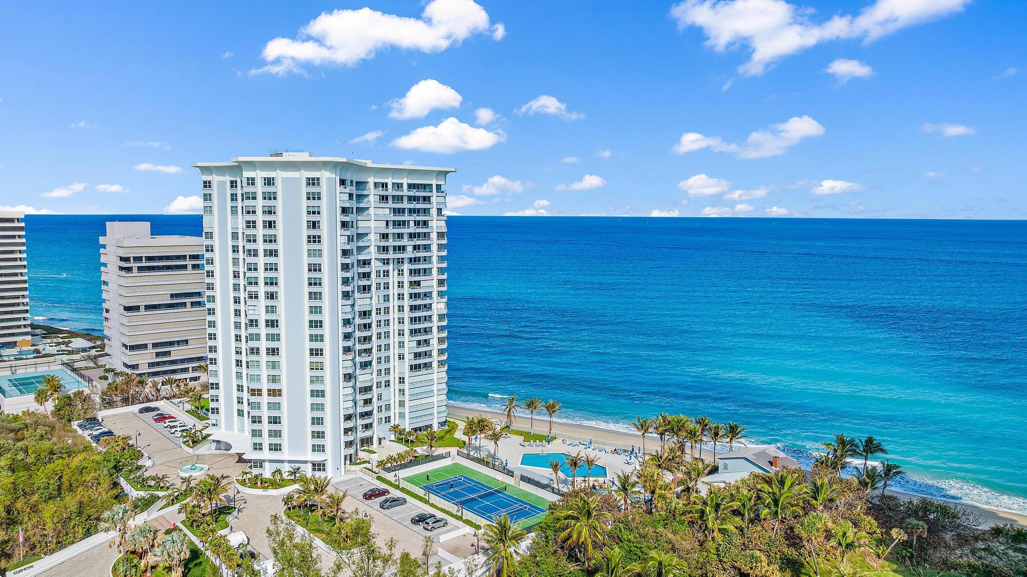 3 Bedroom 4 Baths + Den Oceanfront Residence Directly on the Sand with PANORAMIC Ocean & Intracoastal Views! Over-sized expansive balconies just perfect for enjoying all that this residence has to offer! All Bedrooms have their own bathroom. Residence can be purchased furnished... Corniche is a class A rated building and has completed and passed all the Structural Integrity inspections required by The State of Florida. Includes 2 garage parking spaces! Call today for additional details! Corniche is a luxurious oceanfront condominium tower located on Singer Island with 24-hour security, concierge and gated garage parking. This premier building has been newly renovated from the lobby to the hallways complete with resident amenities including an oceanfront pool & spa, fitness room with Singer Island offers an abundance of local amenities including nearby shopping at the luxurious Gardens Mall and world-renowned Worth Avenue, golfing at the North Palm Beach Country Club, PGA National, Abacoa Golf Club, in addition to a plethora of water sports such as world-class snorkeling, scuba diving, sailing, jet-skiing, kayaking, paddle-boarding, and some of the best fishing in South Florida, all with easy access to Palm Beach International Airport!