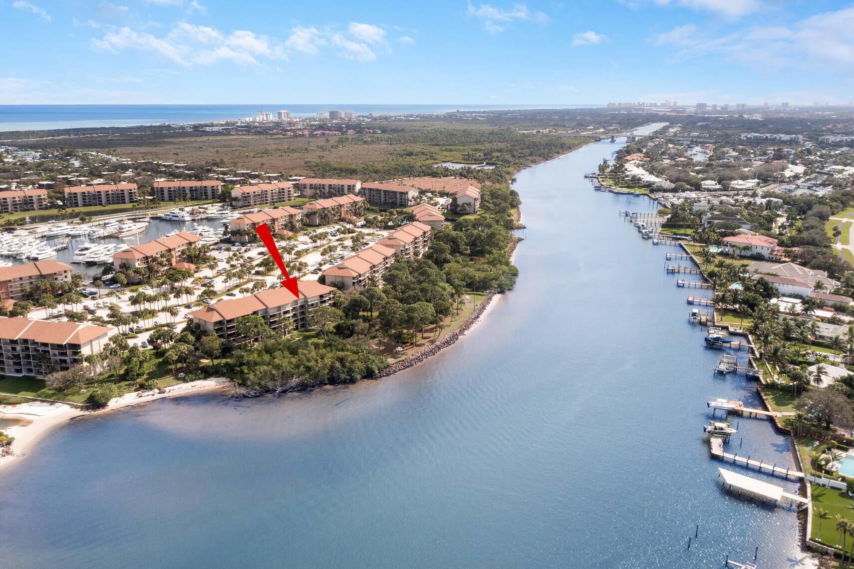 This beautifully secluded 3rd-floor condo with an Intracoastal Waterway view is located steps away from a sparkling community pool with stunning views of the Intracoastal--perfect for a morning swim or relaxing sunset.  Just a mile away from the stunning shores of Jupiter Beach!  The 2021 roof, newer 2018 air conditioner, and 2020 water heater give you peace of mind knowing that the big-ticket items are complete.  Join walking clubs, water aerobics, tennis & pickleball & make the most of all the social activities available to residents. Plus, for boating enthusiasts, the deep water marina features slips that can accommodate yachts up to 130 feet.  Home to world class shopping, dining, sport fishing & scuba diving this community is only 30 minutes from Palm Beach Int'l Airport.