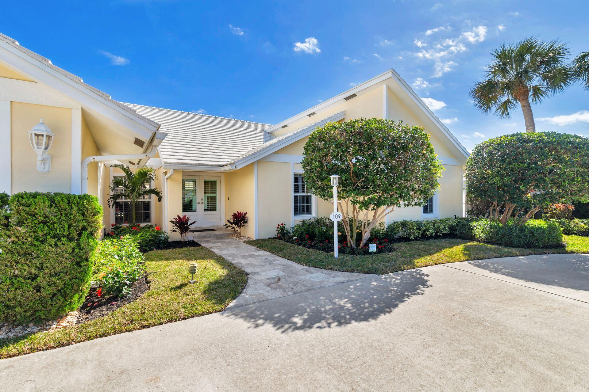 Located just steps from the JIB Marina on Jupiter Island with no bridges to the ocean out of Jupiter Inlet, this home offers the the best of the Florida lifestyle, with boating, world class golf, fishing and fine dining nearby. Situated on one of the largest interior lots at 11,334 sq ft makes this home exceptional for outdoor life. Enter through the front doors to a bright and open floor plan with soaring ceilings featuring  3 bedrooms, 2.5 baths and large open kitchen off the family room. Enjoy your outdoor space poolside with covered patio and a large backyard. Walk to the beautiful dog-friendly beach of Jupiter Inlet Colony along the deeded pathways and take in the sunrise.  JIC offers extreme security with it's own police department on call and patrol 24 hours a day 7 days a week