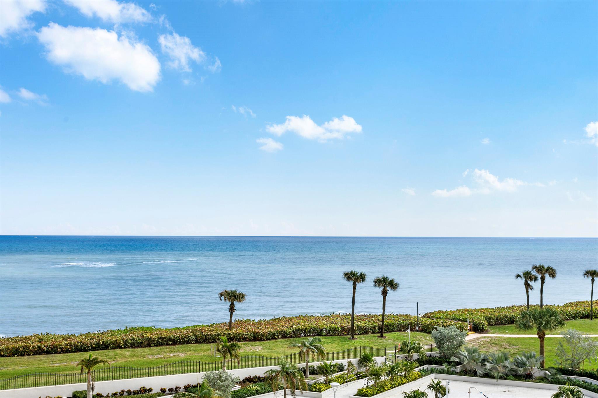 5th floor direct oceanfront condo in Jupiter Florida.  Popular middle of the building location offers you unobstructed SE views of the ocean.  This building has undergone 3+ years of renovation all around.  State required inspections on file including the reserve study.  Pool deck renovation is nearing completion.  Buying a condo in this building means you get to step into a highly renovated building all done at the seller's expense.  Brand new amenities include heated pool, spa, new gas grilling station.  Also here for you is secure under building parking, 24-hour manned gate, a fitness room, tennis courts with an active seasonal pro shop, renovated and secure lobby entrance, social events, and.... of course direct beach access.  With this east of A1A location, you don't have to cross the street to get to the sand.   Ocean Trail residents appreciate exclusive access to the adjacent Jupiter Beach Resort.  2 secure storage areas for you plus bike storage in the garage.  This 5th floor condo's southeast exposure means welcoming sunrise views, a warm sunny balcony even in the winter months, and a sun drenched pool deck well into the late afternoon hours.   

Condo fee = $4457.31 / qtr + a POA fee of $937.86 / qtr.   This breaks down to $1798.39 month for both.   Fees include water, sewer, trash, insurance on the bldg + common area, amenities, 24-hour security, management staff, and your cable &amp; internet package including equipment with Hotwire.