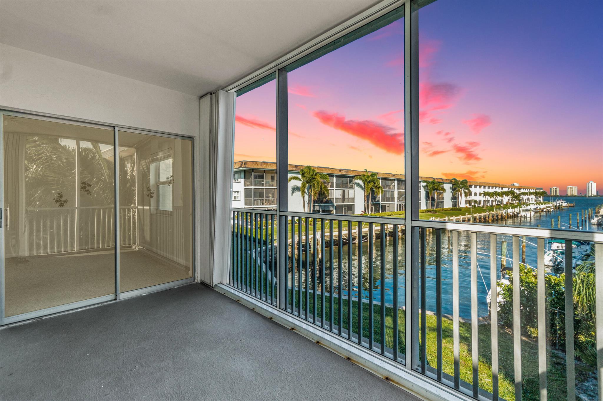 Welcome to your Coastal Retreat in the heart of North Palm Beach. This corner unit offers a the  opportunity for a waterfront lifestyle. Enjoy stunning sunrises with calming sounds of the water from your private, screened-in balcony. This 2 bed/ 2 bath, provides plenty of space for relaxation & entertaining. Stainless Steel Appliances & Impact Windows. NO AGE RESTRICTION & PET-FRIENDLY. Each floor has a laundry room & separate private storage is included. This is the perfect location - minutes from Kelsey Park, Lake Park Marina, PB inlet by boat, easy access to I-95, PBI Airport & close to some of the best beaches, upscale restaurants & shopping. This is the home that you've been waiting for experience the value of waterfront living & make this North Palm Beach condo your new home.