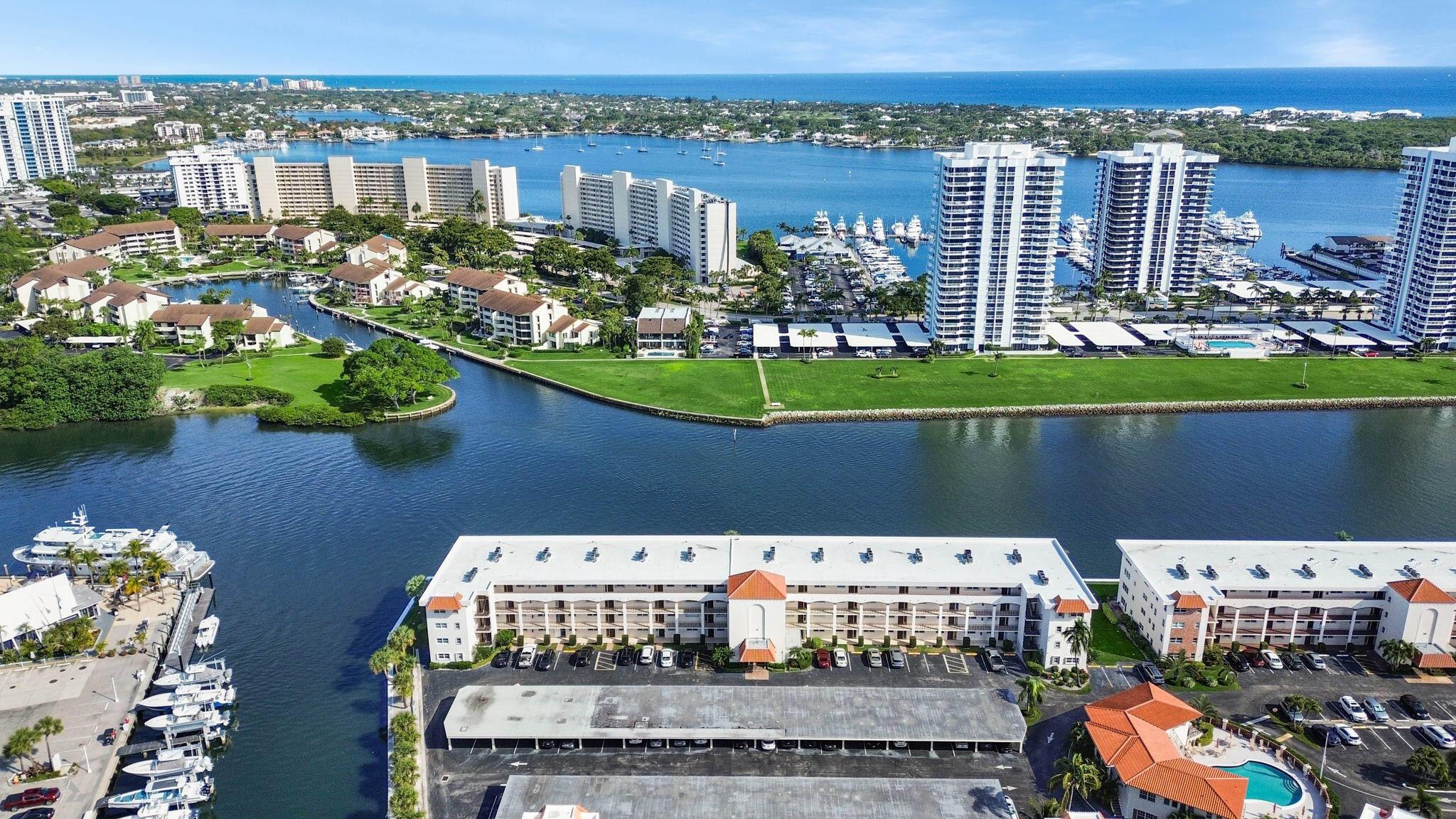 Awesome first floor waterfront condo in the sought-after Ports O' Call community of North Palm Beach. Enjoy breathtaking Intracoastal Waterway views from your private screened patio. Features include tile flooring throughout, a stylish kitchen with pristine white cabinetry and modern appliances, and renovated bathrooms that exude coastal elegance. Enjoy the ultimate waterfront lifestyle just steps from the North Palm Beach Safe Harbor Marina and walking distance to the North Palm Beach Country Club, featuring a Jack Nicklaus Signature Golf Course and more. Ports O' Call amenities include a pool, clubhouse, and boat slips (wait list). Minutes from shopping, dining, beaches, and just 58 miles to the Bahamas! Call today!