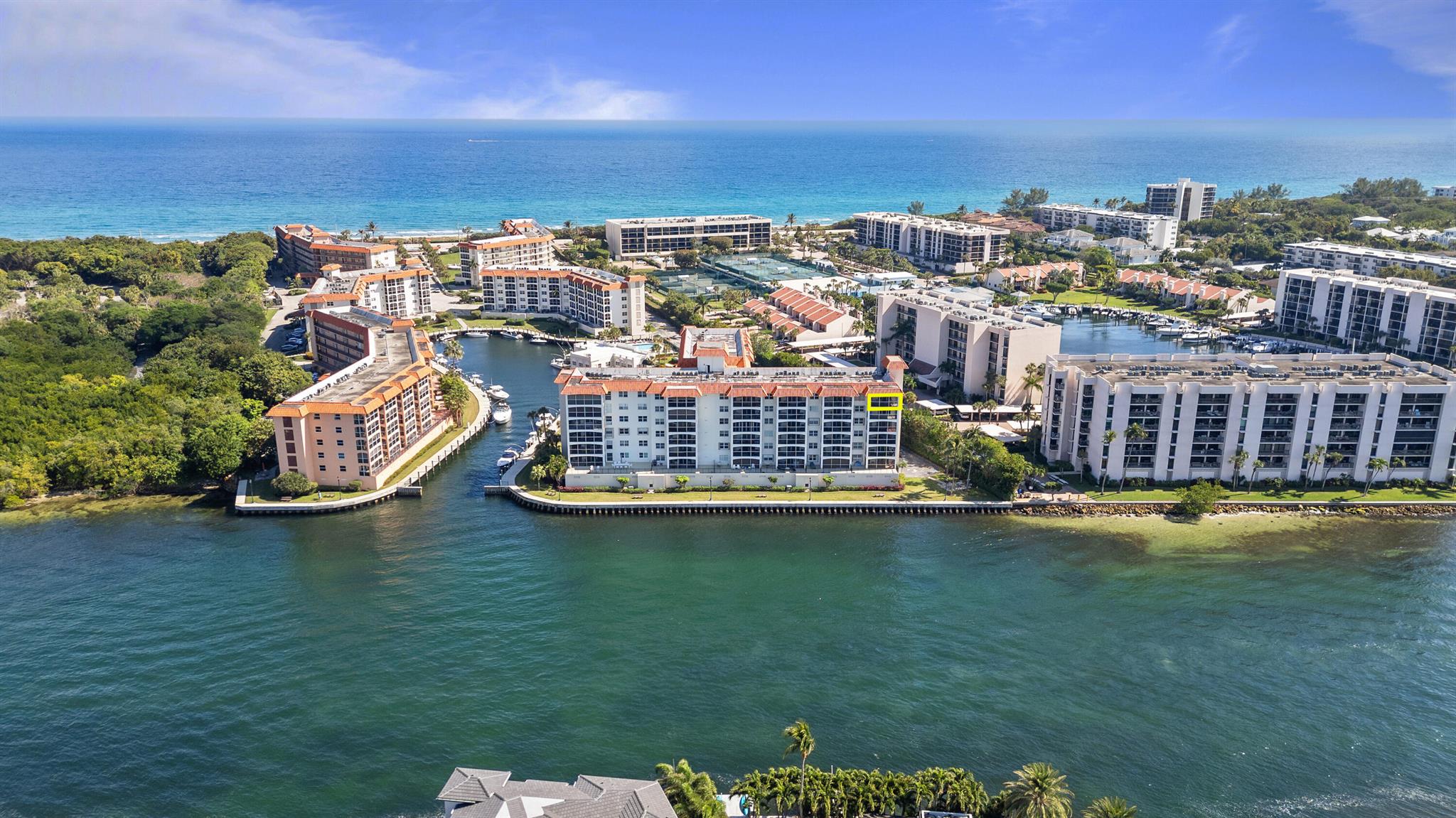 Spectacular Direct & ''Private'' Intracoastal Views from this Spacious, Light & Bright, 2br, 2ba, SW Corner Penthouse! Beautiful Wood & Marble Flooring Throughout, 1 Car Gar, Washer Dryer in Unit, Electric & Accordion Shutters, Large Balcony, Storage Room & So Much More!!! Located Within Luxurious Waterfront & Gated Community of San Remo. 450 Feet of Private Beach, Marina with New Seawall, Renovated Clubhouse, Heated Pool & Spa, Gym, Grills, Boat Slip Wait List, Bocce Ball, Shuffleboard, Concrete Restoration Completed. Location, Location, Location!!! Nestled between the Ocean & Intracoastal. Steps To The Sand, Mins to Downtown Boca, Delray Beach, I-95, Golf, Shopping, Restaurants, Nightlife & Entertainment! True South Florida Waterfront Resort Style Living at Its Best!! This is MUST SEE!!!