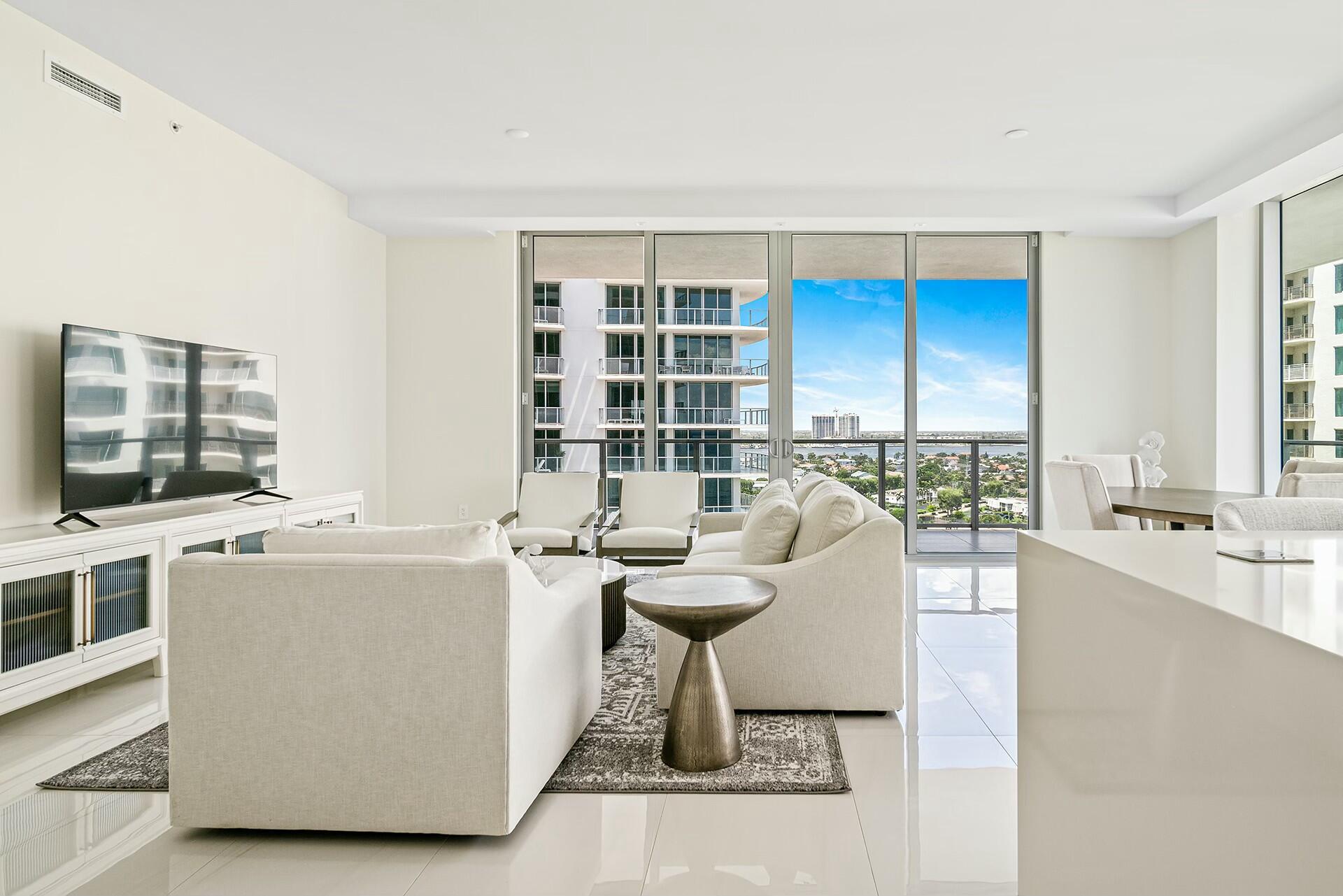 Come enjoy a stay at the brand new Amrit Resort & Residences on Singer Island! This full-service condo offers more than just a place to stay; it provides an immersive experience of relaxation and luxury. This 2/2.1 at 1775sqft with ocean and intercostal views is the perfect place to spend your winters or all year round! Amrit offers multiple restaurants onsite, a resort style pool, beach access, spa, and so much more!