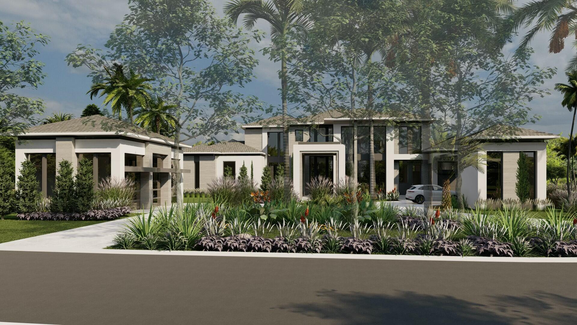 Situated on a nearly one acre prime deep water lot with dock with the most breathtaking tranquil water views, this home will feature approximately 10,000 sf of masterfully designed living area. Showcasing unparalleled design, this Frenchman's Creek gem designed by world renowned architect Randall Stofft and to be built by Le Chateau Custom Homes will be meticulously crafted using the finest of materials. Boasting a spacious two-story 6 bedroom floorplan + guesthouse (7th BR) with expansive indoor and outdoor living including a large club room with pub, theater, office, gym.State-of-the-art Downsview Kitchen with top of the line appliances is a home chef's dream, but for those times you want to entertain, there is also a separate fully equipped prep kitchen and off of the dining room is a fully enclosed &amp; temperature controlled wine room. Just steps from the kitchen are the breakfast area and family room which seamlessly integrate into the outdoor dining area and expansive covered loggia.

The Owner's suite welcomes you with a large bedroom area, separate seating area, luxuriously appointed his and her baths, huge closets and pristine views and offering tremendous privacy,. Each of the 5 guest bedrooms also feature en-suite bathrooms with Downsview cabinetry and generous closets.

The outdoor living area features a huge pool &amp; spa with plenty of area to lounge as well as an expansive outdoor loggia with summer kitchen, outdoor lounge &amp; dining, fireplace and retractable screens. Some additional features are a whole house generator, upstairs and downstairs laundry rooms, 6 car garage plus 2 golf cart garages and so much more. This residence will prove to be the pinnacle of luxury living in Frenchman's Creek with its seamless fusion of design, comfort and technology creating a living experience like no other.
Lot B (Lot 22) featured in this listing is .79 acres.

Call us today to learn more about this unique opportunity.