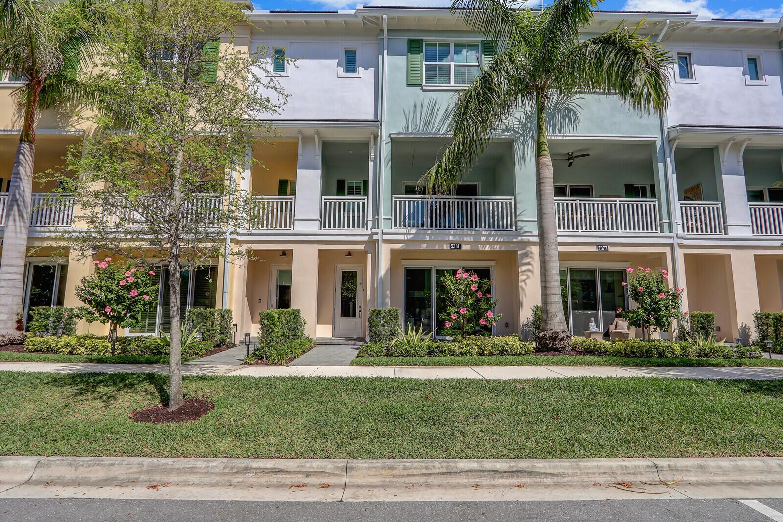 Welcome to this stunning 3-level townhome in the sought-after Alton community of Palm Beach Gardens. This 2023 built home is like new. Features massive kitchen with a GE Cafe gas stove and GE Profile appliances, open floorplan, top-of-the-line finishes, new custom controlled window treatments and plantation shutters. The home is equipped with impact windows and ample storage. Residents have access to state-of-the-art amenities within this vibrant community including a resort style pool, tennis, pickleball, playgrounds, dog parks, fitness center and more!  Located in an area known for its excellent schools and easy access to local shops, dining, and entertainment. This home offers the perfect combination of luxury and lifestyle. Don't miss your chance to live in the beautiful Alton communi