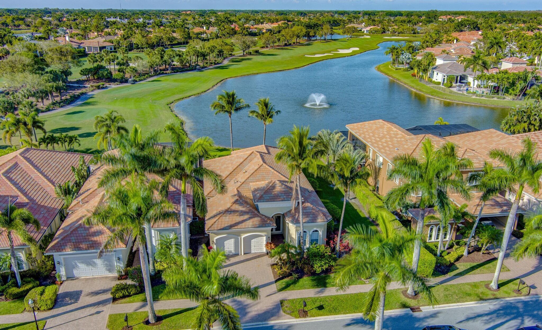 PREMIER GOLF MEMBERSHIP AVAILABLE! WATER WATER Everywhere! Rarely available home on the water in Terra Lago. Wonderful price for a 3 bedroom or (2 bedroom plus den) home in a million ++ dollar neighborhood. Lots of room for a pool to be added. NEW A/C (2024)! NEW washer/dryer (2025)! Newer kitchen appliances (3 years old). Open layout, high ceilings, tons of natural light...accordion hurricane shutters (except front 2 windows), double etched glass front doors, tile on the diagonal, open and airy great room model. Huge primary bedroom with ENORMOUS ''hers'' closet. Enjoy your morning coffee sitting on the patio gazing out into the tranquil lake. Make this home your own and enjoy a PREMIER GOLF MEMBERSHIP on day 1!