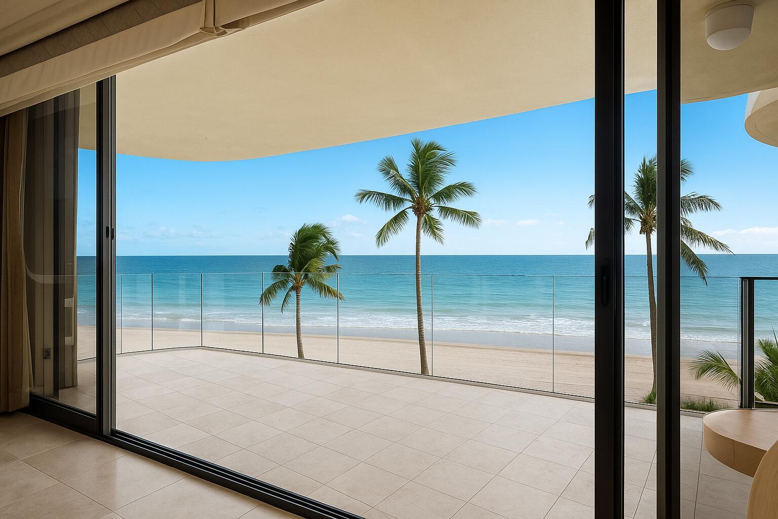 This corner residence is filled with natural sunlight and features a wraparound balcony, perfect for enjoying panoramic ocean views. Wake up to the ocean breeze and calming waves each morning. The building is upgrading all balconies with sleek glass railings for unobstructed views, set for completion in fall 2025.Ideally located near top shopping, dining, and entertainment, this home offers the ultimate coastal lifestyle. Step outside to your private beach or store bikes and beach gear in the first-floor storage area. Whether a full-time residence or vacation retreat, Ocean Towers blends luxury, convenience, and modern living.