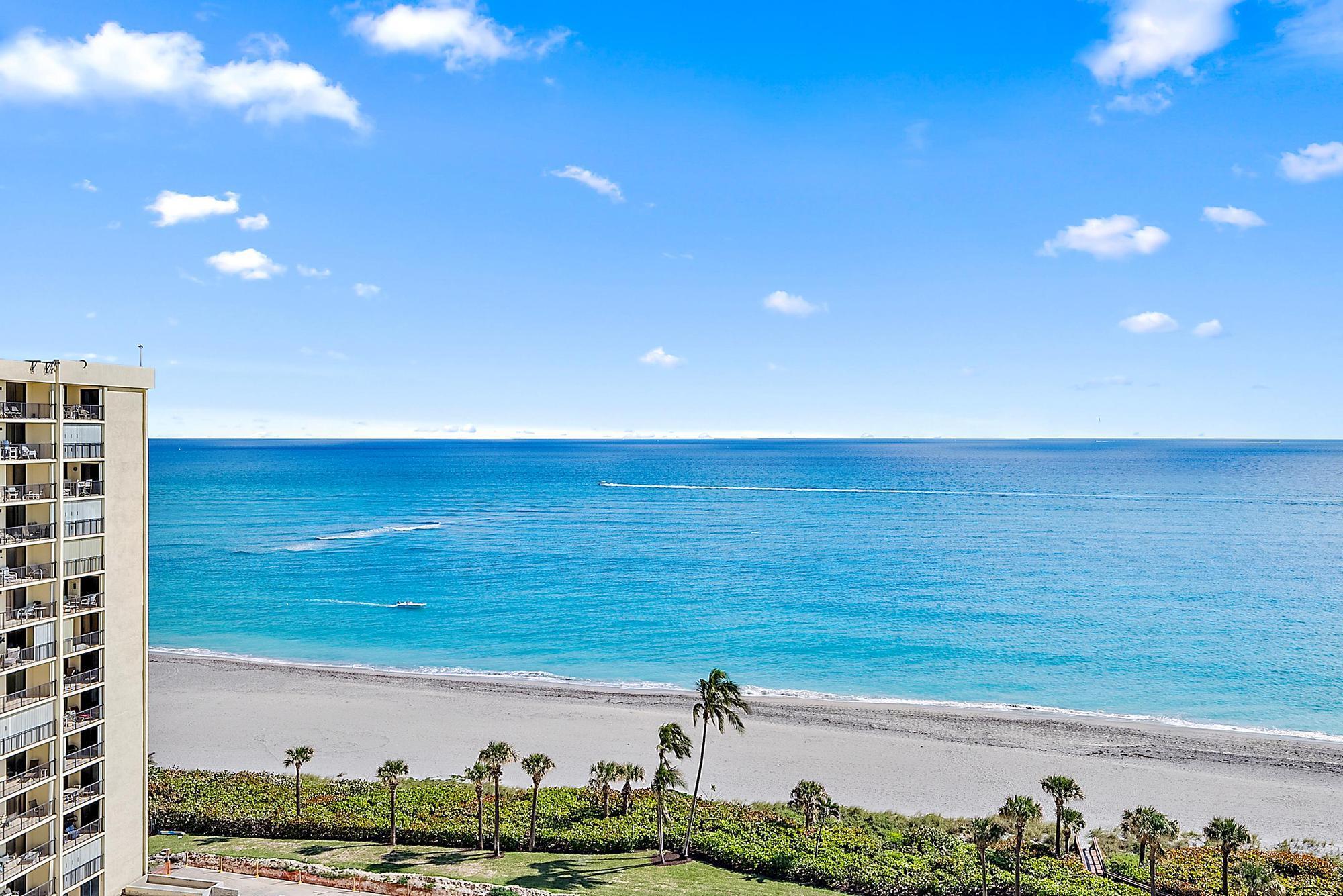 Discover coastal living at its finest in this 2-bed, 2-bath penthouse at 400 Ocean Trail Way. With 1,270 square feet of living space, enjoy breathtaking waterfront views and a host of amenities.Nestled in an ideal location, you're just moments away from the scenic Jupiter Dunes Golf Course, the picturesque Jupiter Inlet, and the serene beauty of Dubois Park. This vibrant community offers a wealth of local highlights and recreational opportunities. With world class fishing, dining, and nature preserves being only a short bike ride away, this is a location that cannot be beat!Whether you're exploring nearby attractions or relaxing in your backyard, with your toes in the sand, this community offers a perfect blend of comfort and location. Embrace the best of Jupiter living today