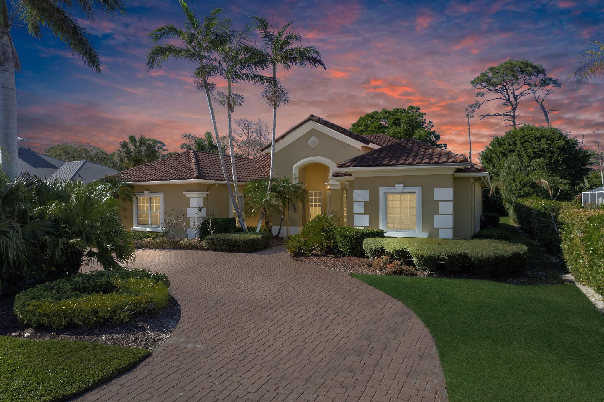 Escape to paradise in this stunning 5-bedroom, 3.5-bath custom home in The Sanctuary, a hidden gem in Hobe Sound. Tucked between Jupiter and Stuart, this charming beach town offers pristine shores, lush nature preserves, and a relaxed coastal vibe. This Mediterranean-style home boasts 3,219 sq. ft. of elegant living space, featuring a gourmet kitchen with granite countertops, wood cabinets, and stylish tile flooring with granite accents. The spacious master suite offers a Roman tub, and a separate shower with dual shower heads. This home backs up to a serene, protected preserve with room for a pool. Come enjoy ultimate privacy and nature-filled views. Schedule your private tour today!