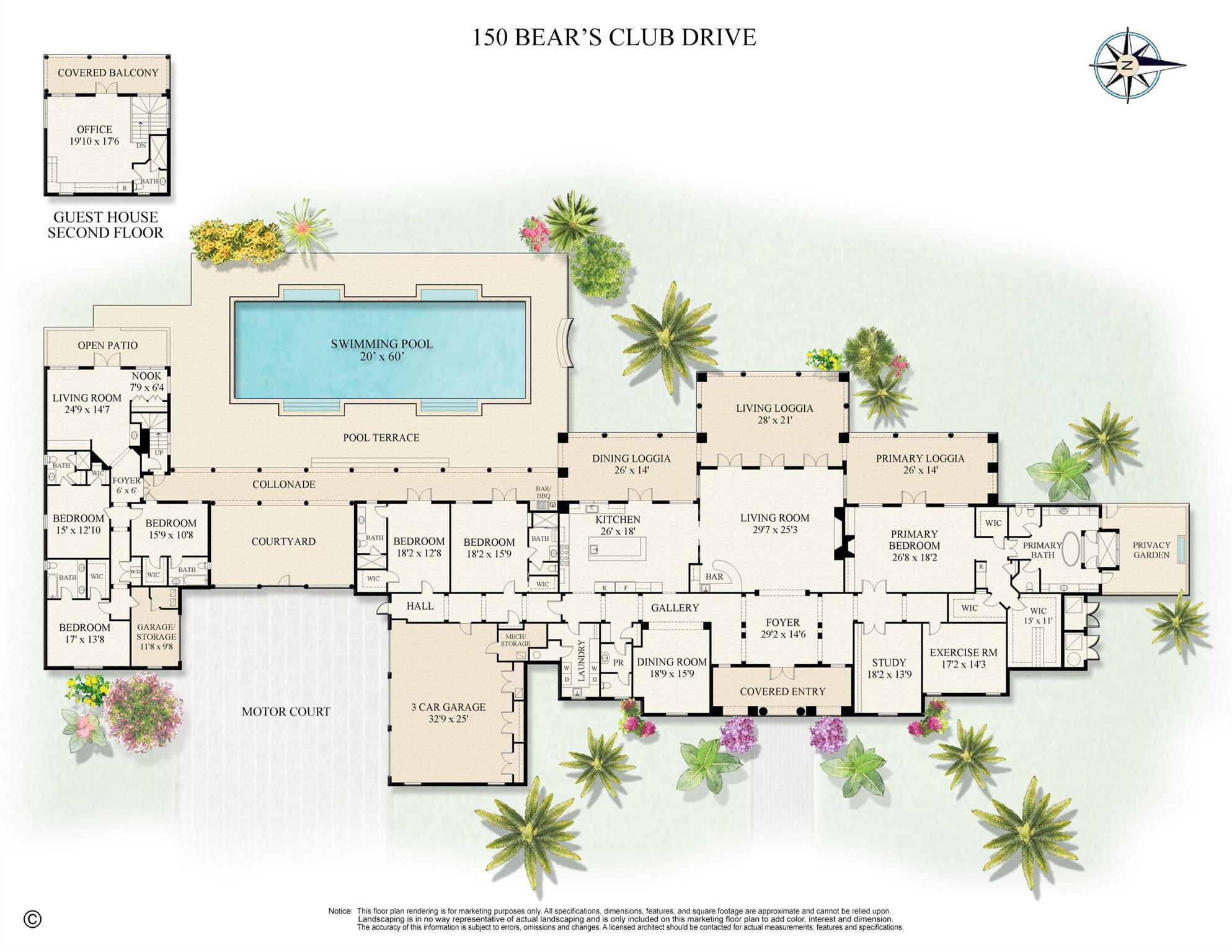 Image to showcase the property located at 150 Bears Club Drive