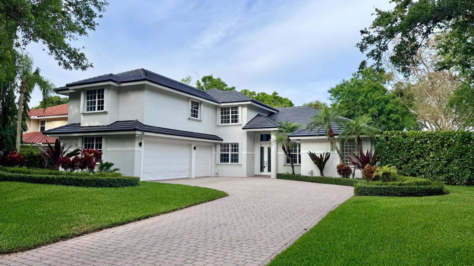 Hidden gem in North Fork gated community. New roof 2025, New master bath with soaking tub and glass shower. upgraded baths.  A rare true 5 bedroom plus den 4 full bath custom pool/spa home with a 3-car garage. Scraped hardwood floors throughout except the bedrooms. Master bedroom on the first floor. Fully upgraded kitchen with Quartz countertops. Raised ceilings with extensive crown molding and 5.25'' in baseboards. 2 newer a/c units in 2021. New 120-gallon water heater in 2020. Inground propane for pool spa and dryer. 3,500 plus under a/c. Large private yard with play area/swing set. A+ Jupiter schools.