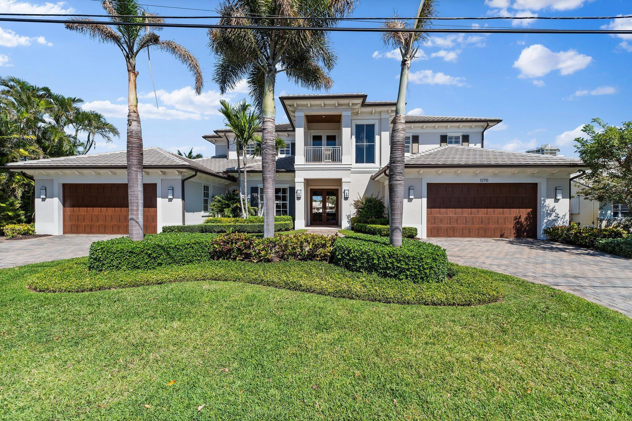 Sophisticated Design Curated for Waterfront Island Living. Built meticulously in 2017 & upgraded with quality timeless features located on an rare 100' wide WF turning basin location, builtin Patio Ambient ceiling Heaters, ocean access no fixed bridges, located 338 yards from the Atlantic Oceans' white sand beach. Thoughtful sophistication of every detail in this unique home. 5 Br, Priv in-suite 5 Baths, Office, Bonus 15'x15' Loft Flex area, (2)x 2 Car Garages, Marble & Wood Plank floors complement the sumptuous Great Room & oversized luxurious Viking appliance Kitchen. Impact Windows, roll down patio storm screens, Bright interiors span 5000 Liv SqFt, 7,157 Total space, Enjoy the privacy of the resort style pool & patio area, A extraordinary property for the most discriminating Buyers.