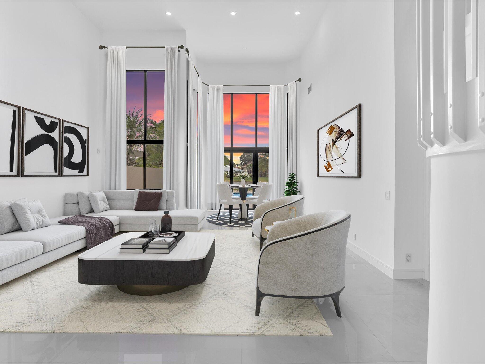 Stunning, bright and completely renovated townhome featuring 4 bedrooms 4.5 baths located in Frenchmans Creek Beach and Country Club! Primary suite with his and her baths on the first floor.Gorgeous kitchen has custom cabinetry, quartz counters w/seating, breakfast room, SS appliances (Viking, Bosch).Custom bathrooms with Quartz countertops too!Spectacular daily sunsets from your private backyard oasis with large pool, just refinished, surrounded by lush tropical landscaping and spectacular lake views!Perfect prime location just steps from the beautiful brand new clubhouse and easy access in and out of the community!Resort amenities including two 18-hole championship golf courses, new tennis courts, pickle ball courts, and your own private Beach Club!!!!
