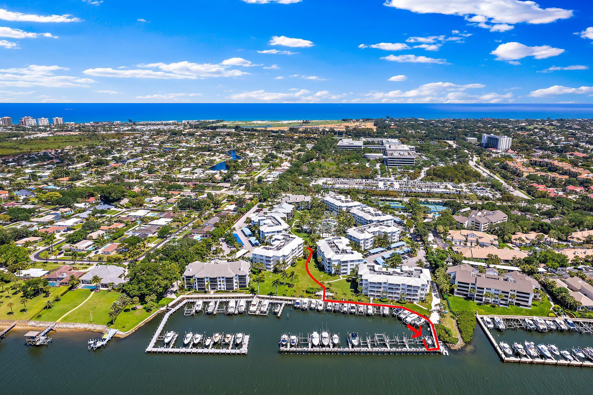 Image to showcase the property located at 411 Bay Colony Drive N & Slip #32