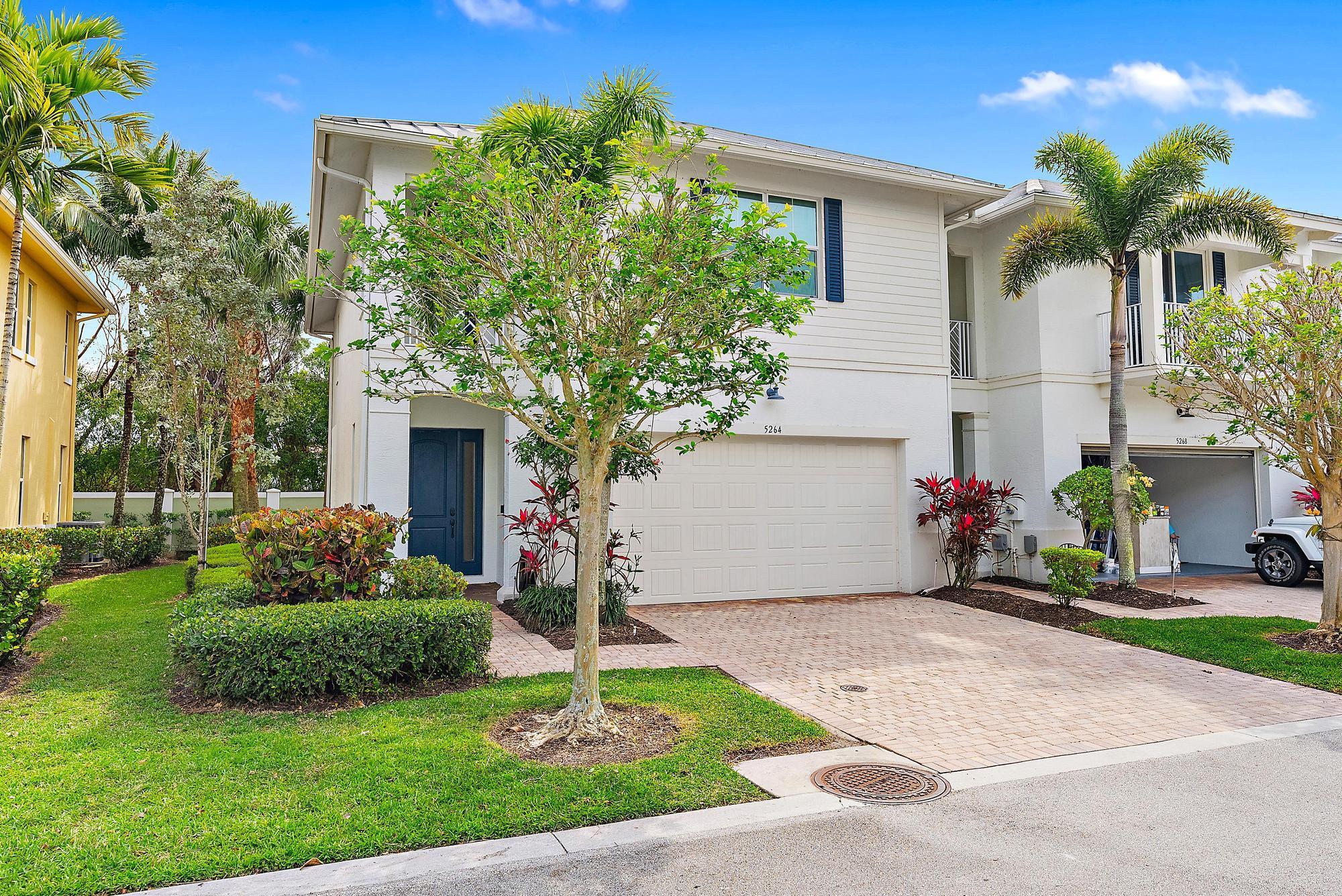 This 3-bedroom, 2.5-bath, 2-car garage corner unit offers an open-concept floor plan with ALL impact glass & plenty of natural light. The kitchen features a granite island, large pantry, & NEW stainless steel appliances (6 months old). The spacious living area is perfect for entertaining, while the private screened-in porch lets you enjoy the outdoors year-round. Upstairs, the primary suite has a walk-in closet, an extra-large closet, & a private balcony. The ensuite bathincludes dual sinks, a soaking tub, a separate shower, & a roomy linen closet. Updates include a new hot water heater, AC (3 years old), & new carpeting. Blinds, curtains, & plantation shutters add the perfect finishing touch. Hampton
Cay offers resort-style amenities, including a clubhouse, infinity pool, hot tub, &amp; fitness center. With PGA Blvd, I-95, the Turnpike, &amp; top dining &amp; shopping just minutes away, this location is unbeatable!