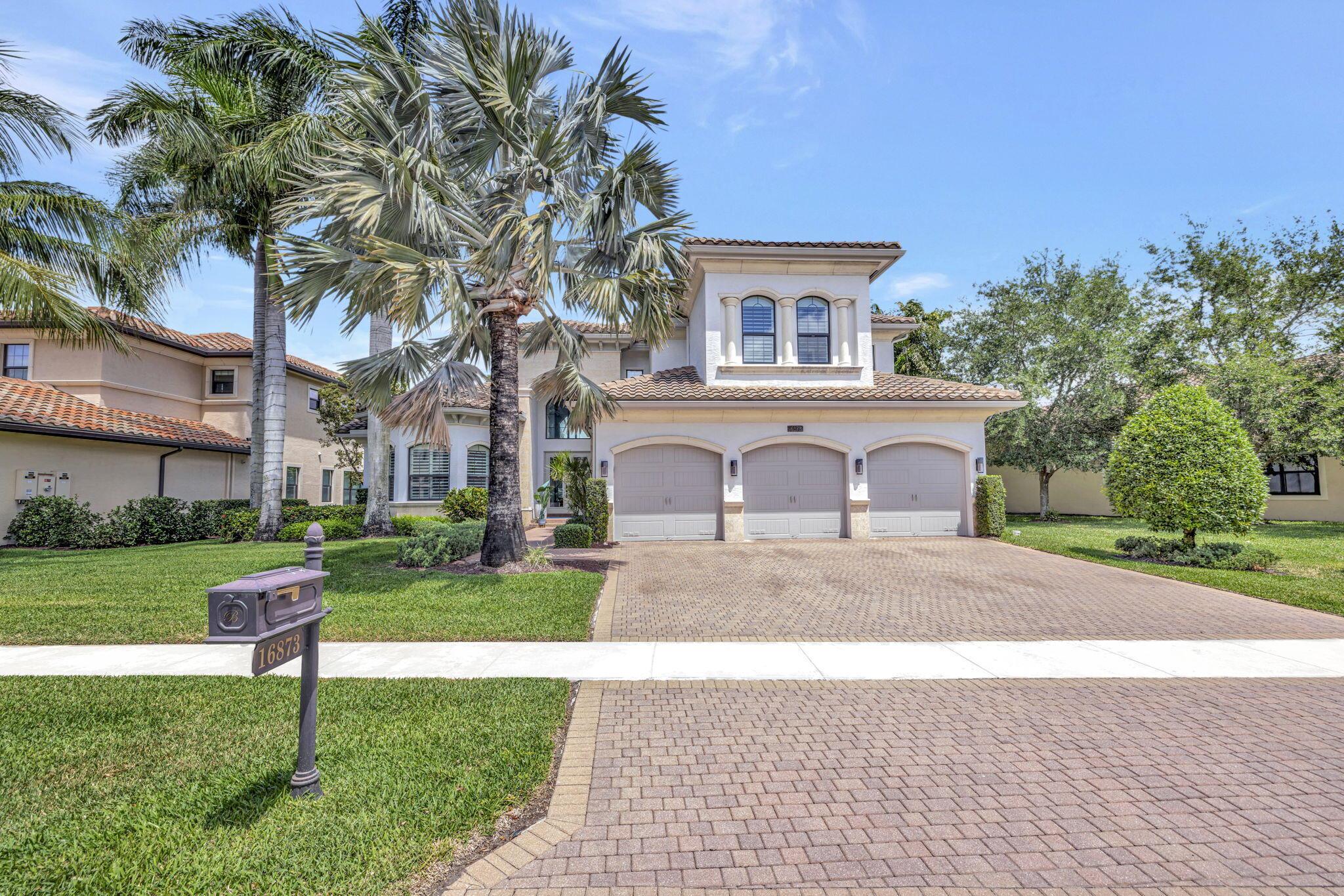 Unique opportunity to own this stunning home in The Bridges. Thoughtfully designed and meticulously maintained sitting on a sprawling lakefront lot. Featuring a gourmet kitchen with Sub-Zero side by side refrigerator, Viking gas range, vented hood, double ovens, microwave, and dishwasher built-ins. Open concept downstairs and upstairs with spacious loft, ensuite bedrooms and luxury living spaces. backyard is perfect for entertaining with two lanai's and brand-new summer kitchen, SWAT mosquito system and retractable screens. The primary suite offers dual ensuite baths, providing separate, private spaces and large custom fitted closets and private balcony perfect for sunsets. This home also features Generac natural gas whole house generator and impact glass throughout. Furniture negotiable.