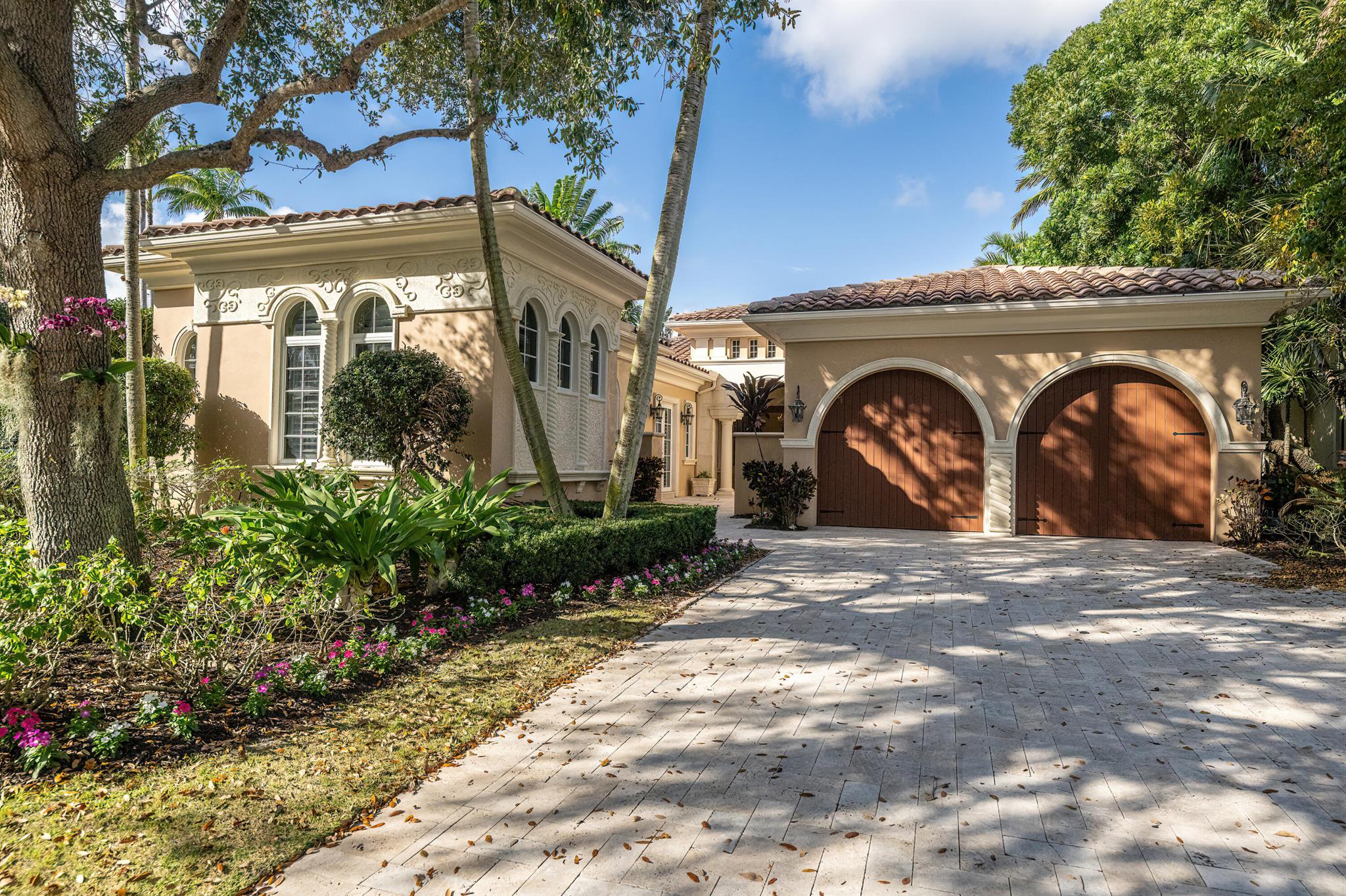 FULLY FURNISHED Exquisite single story home available in the exclusive Old Palm Golf Club. Beautiful Serena floor plan with 4 bedrooms plus den, 5.2 bathrooms offering almost 3,800 sq ft of living space and boasting over a quarter acre of land.Be impressed by the masterful architecture flowing through this stunning estate showcasing amazing arched entryways throughout, outstanding tray ceilings in abundance and beautiful marble flooring throughout the living area. Luxury wood flooring spans each of the vast bedrooms. This home can be tailored to all with tasteful neutrals displayed.An expansive chefs kitchen continues the architectural features highlighted throughout the home with a decorative functioning hood and timeless stone work. Featuring gas cooking and oversized island opens to the great entertaining area to enjoy with loved ones. 

The grand primary suite is bright, lined with a wall of windows of the breathtaking exterior views, walk in closet, spacious jetted tub and shower. Versatility with a 2nd primary or guest suite provided on the other side of home.

Serene and tranquil exterior revealed with lush tropical landscaping, heated pool and spa and summer kitchen.  

Schedule your private showing today!