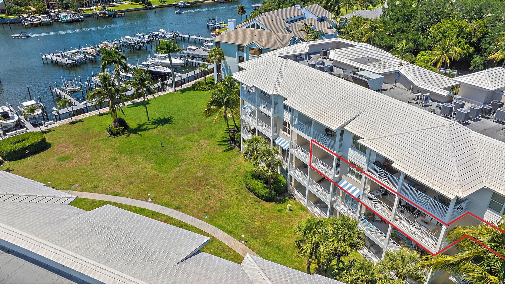 Live the resort lifestyle in this award-winning Intracoastal community. This fully furnished 3-bedroom, 3-bath residence features stunning views of the marina and Intracoastal from every room. The split floor plan features an open living, dining, and kitchen area with sliding glass doors that open to a spacious balcony. The primary  suite also enjoys its own private balcony. The kitchen is equipped with granite countertops, custom lighting, and stainless steel appliances. Impact glass is installed throughout.Enjoy exceptional resort-style amenities including a pool, spa, hot tub, grilling stations, and a clubhouse with a fitness center and business center. Outdoor recreation abounds with tennis, pickleball, and bocce courts, as well as scenic walking trails. The 14-acre community also offers a fire pit, a waterfront gathering area by the marina, and convenient kayak storage.
Bay Colony's prime location off PGA Boulevard offers easy access to I-95 and the Florida Turnpike, and is only 25 minutes from Palm Beach International Airport. You'll be just minutes from beautiful beaches, world-class golf, fine dining, shopping, and the Gardens Mall.