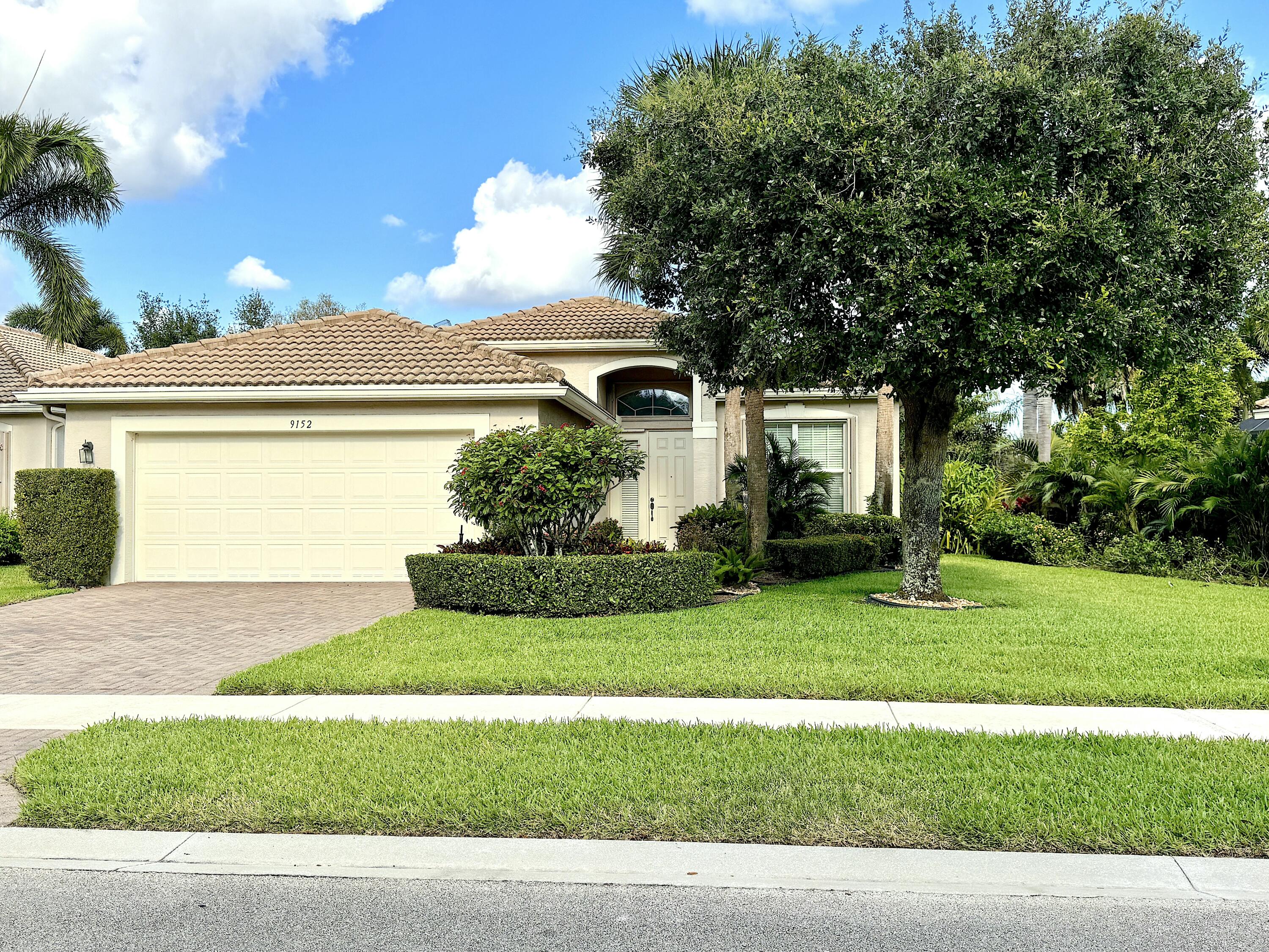 Just Steps from the Clubhouse... Welcome to your dream home in the sought-after community of Valencia Reserve! This lovely Isabelle model boasts a premium water lot and is located just a short stroll from the vibrant clubhouse. Enjoy cooking and entertaining in the gourmet eat-in kitchen, featuring rich wood cabinetry, a double pantry, GE black appliances, a stylish tiled backsplash, and a convenient counter-height bar. The formal dining room and spacious great room provide the perfect setting for gatherings and relaxation. The expansive primary suite offers a tranquil retreat with a tray ceiling and ample closet space. Step outside to a  extended open patio and enjoy your beautiful view! Welcome Home!!!