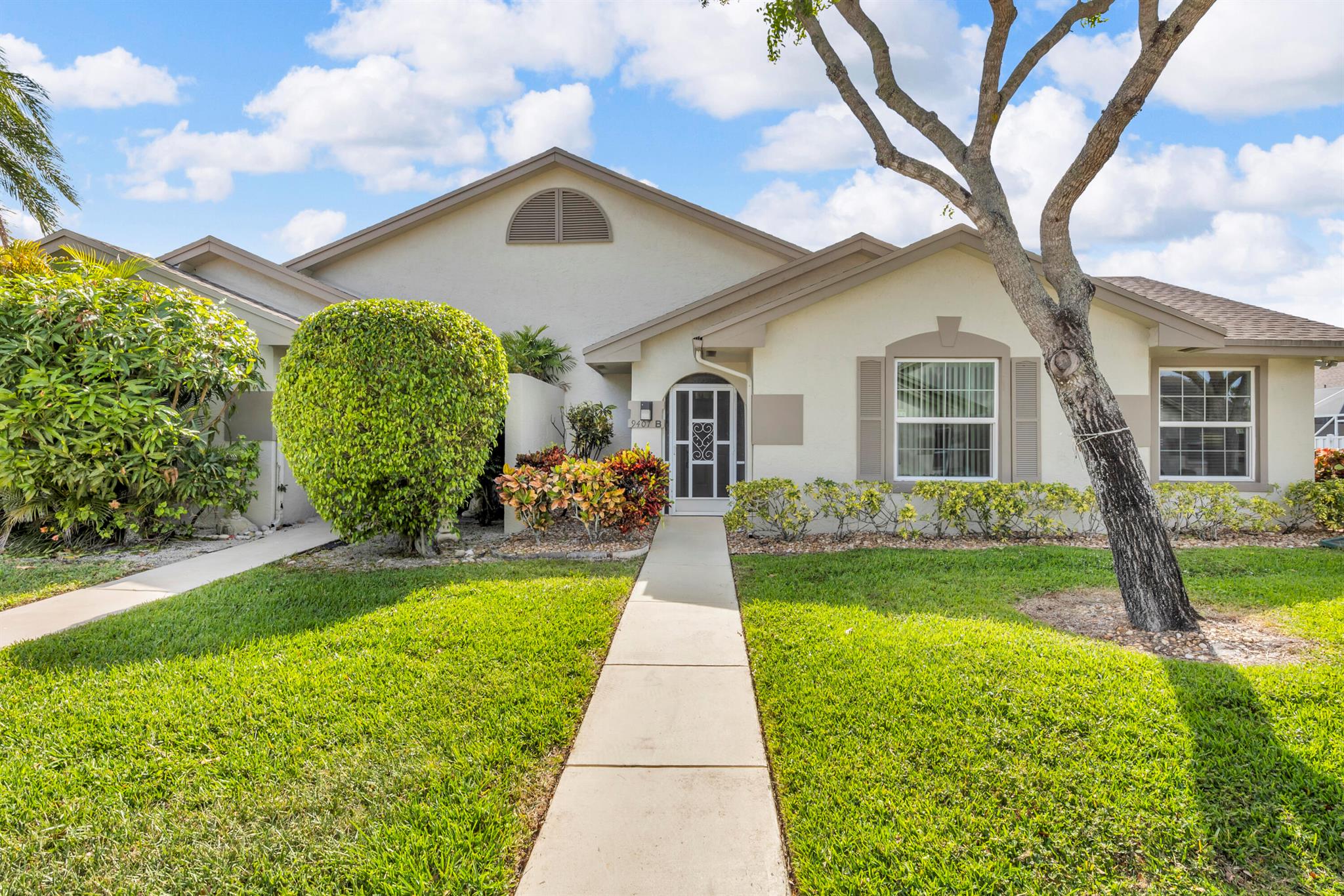 Three bedroom Villa with a private pool located in the desirable community of Boca Gardens. This beautifully maintained single story villa offers the perfect blend of comfort, privacy, and resort-style living. Boca Gardens offers multiple community pools, tennis courts, fitness center, walking and jogging paths and more - all just minutes from shops, dining, top-rated schools, and major highways. Brand new roof!  Don't miss this opportunity in one of Boca's favorite neighborhoods!