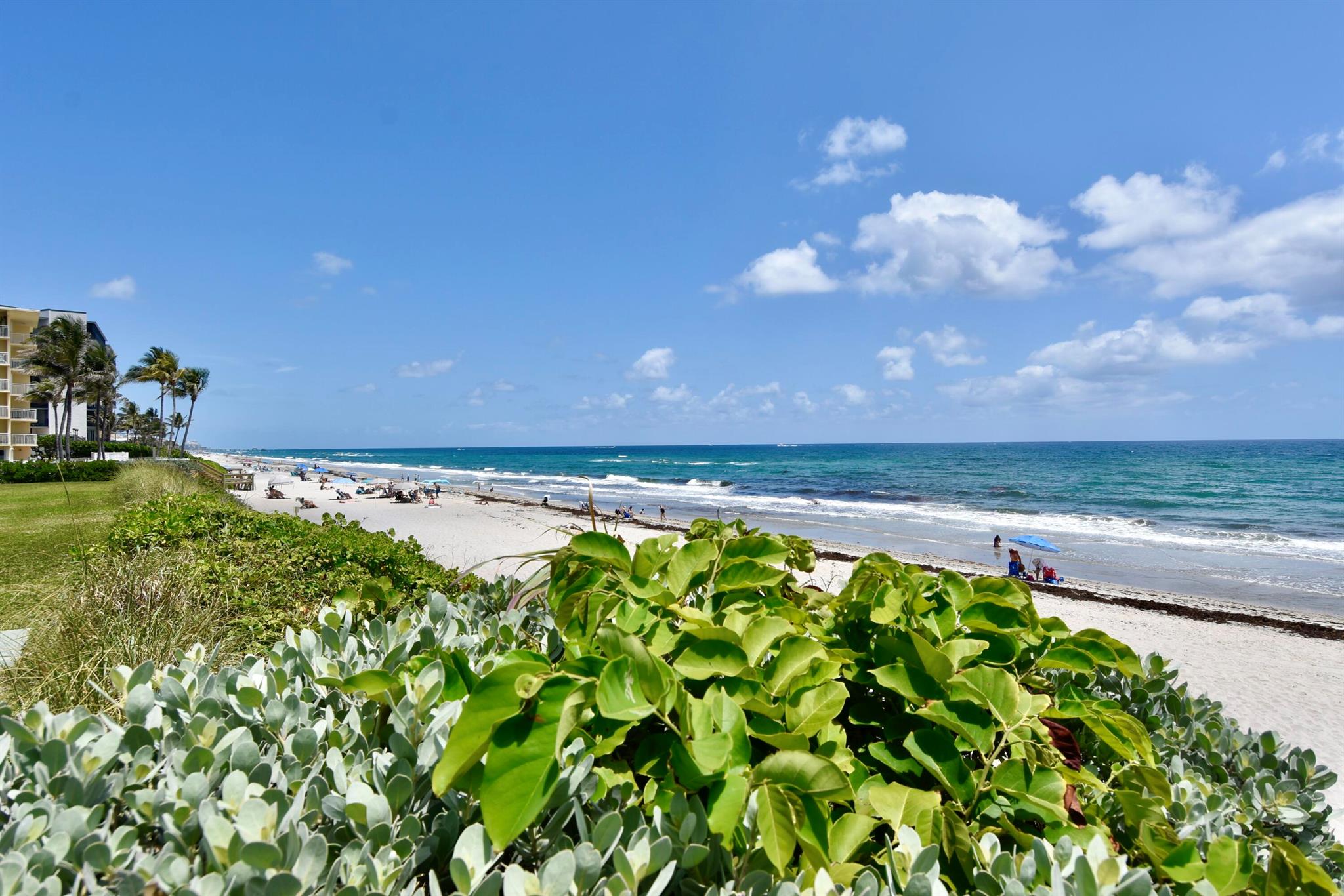 Gorgeous First Floor Unit , Steps to the Ocean with a Huge 500+ sq ft  Private Patio. 2 Garage Parking Spaces, All Common Areas have been Updated. 2 Bedroom , 2 1/2 Bathrooms 9 Ft High Ceilings, Plantation Shutters , Gourmet Kitchen, Large Main Bedroom with a Huge Bathroom and Walk in Closet. Extra Large Living Room, Separate Dining Room, Full size Washer Dryer.Amenities include a Party Room with Kitchen and a Gym over looking the Resort Style Heated Swimming Pool .Assessments have been Paid by the Sellers.This is your opportunity to have your own Home on the Ocean! Please Schedule an Appointment Today!