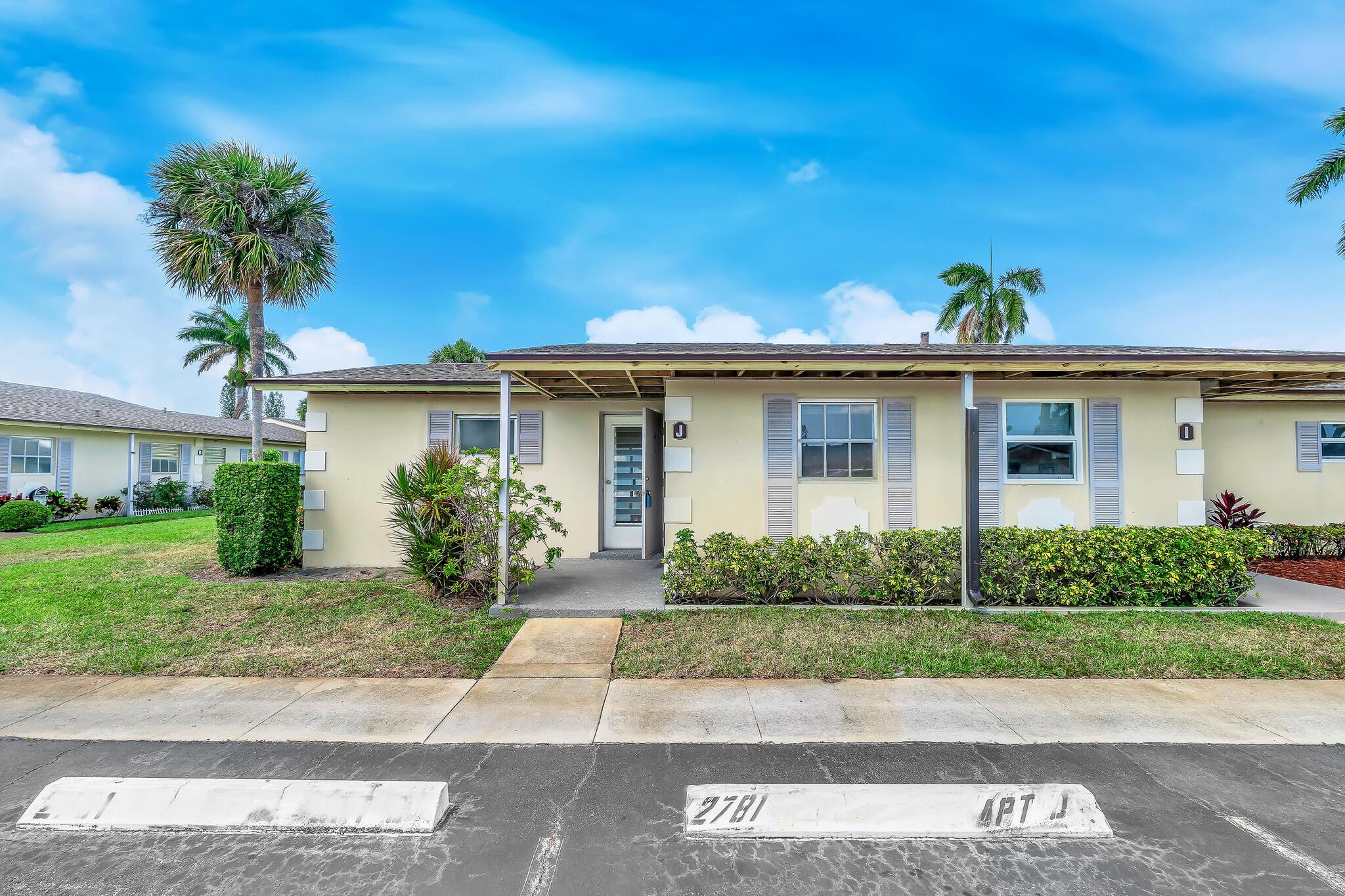 2771 Ashley Drive Unit J, West Palm Beach, Florida 33415