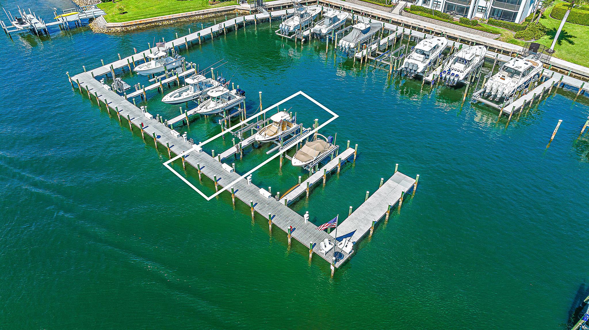 Image to showcase the property located at 1015 Bay Colony Drive S & Slip 17