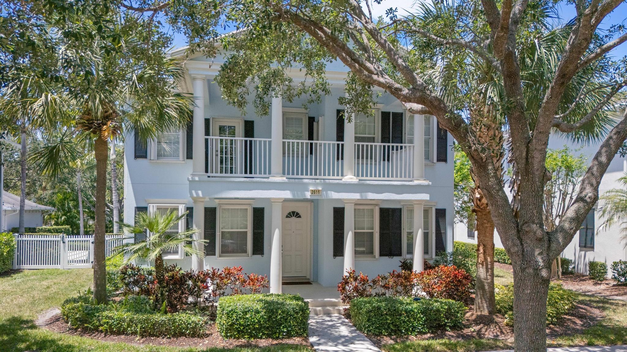 Price Reduced $75K! Immaculate and spacious pool home featuring one of Divosta's most popular floorplans in the highly sought-after Martinique community of Abacoa. A charming front porch leads to formal living and dining rooms, while the open-concept kitchen offers granite counters, a tile backsplash, center island, and eat-in area flowing into the great room and out to the covered lanai.The screened-in patio showcases a beautiful kidney-shaped pool with both sun and shade, perfect for year-round enjoyment. A private, fully fenced side yard adds extra room to play or relax--rare for the community. A detached garage and extended 3-car driveway complete the outdoor space. Upstairs, the spacious primary suite includes dual closets, a large bath, and a sitting area. Three additional bedrooms and a full bathroom complete the upper level, with two front bedrooms opening onto a large balcony. Additional highlights include ceramic tile and carpet flooring, accordion hurricane shutters, and pride of ownership from the original owner. Martinique offers residents access to a community pool, playground, clubhouse, and fitness room. Abacoa's town center is just minutes away, offering restaurants, concerts, festivals, and spring training baseball games. Conveniently located near top-rated schools, shopping, dining, and major highways.