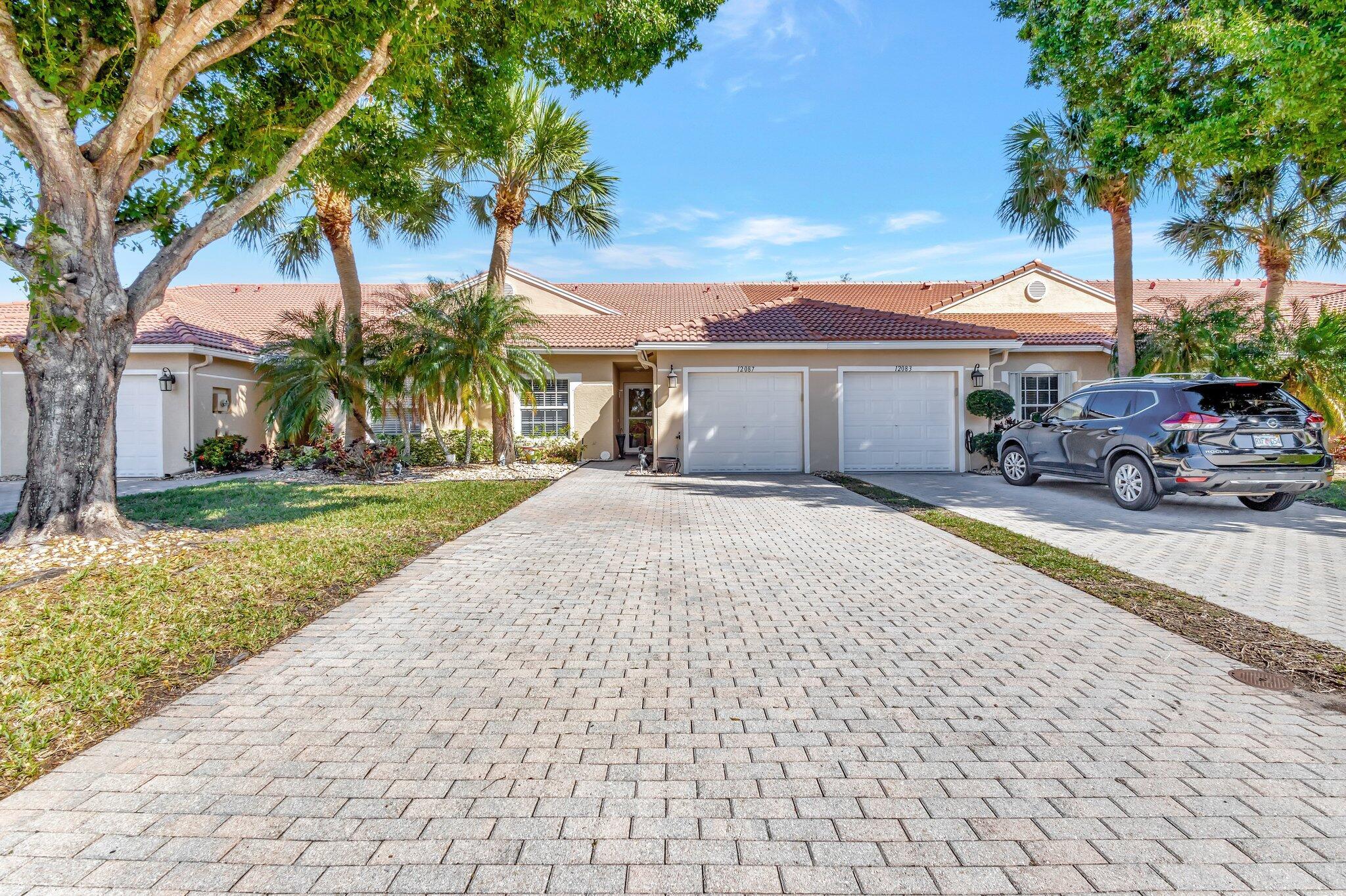 GORGEOUS VILLA IN PRISTINE CONDITION. 3RD BEDROOM IS A DEN. LIGHT & BRIGHT FLOORPLAN. TILED THROU'OUT. RECENTLY REMODELED. WHITE KITCHEN WITH QUARTZ C/TOPS AND BACKSPLASH IN KITCHEN. BOTH BATHROOMS WITH QUARTZ C/TOPS STAINLESS STEEL APPLIANCES. CROWN MOLDING THROUGHOUT. DESIGNER LIGHT FIXTURES AND FANS.IMPACT WINDOWS AND SLIDER DOOR. EXTENDED SCREENED PATIO OVERLOOKING VERY PRIVATE BACKYARD. EPOXY FLOORING IN GARAGE WITH EXTRA LONG DRIVEWAY ON QUIET CUL DE SAC ROAD. FRONT DOOR HAS SEPARATE PRIVATE GLASS STORM DOOR. INCLUDED IN SALE IS A GENERATOR NEVER BEEN USED.  BEAUTIFUL VERY ACTIVE CLUBHOUSE WITH MANY SOCIAL ACTIVITIES TO ENJOY. GORGEOUS POOL AREA. BILLIARD ROOM. FITNESS CENTER,TENNIS AND PICKLEBALL, SAUNA, HOT TUB AND MORE...24 HOUR MANNED SECURITY GATE. ASSOCIATION REQUIRES 6 MONT