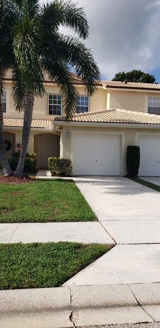 This well-maintained townhouse located in a gated community has 2 bedrooms and 2 1/2 bathrooms, screened patio and an attached garage. The fully equipped updated kitchen opens to the large family room and screened back patio. Each bedroom is located on the second floor and each has its own full bathroom.  Wood-look flooring on main level, accordion hurricane shutters throughout.  Walk to community pool and clubhouse.  Timberwalk is centrally located in the heart of Jupiter, close to shopping, dining, Jupiter Medical Center, Maplewood Park and The Golf Club of Jupiter.  Located in an A-rated school district that includes Jerry Thomas Elementary, Independence Middle School and Jupiter High School.