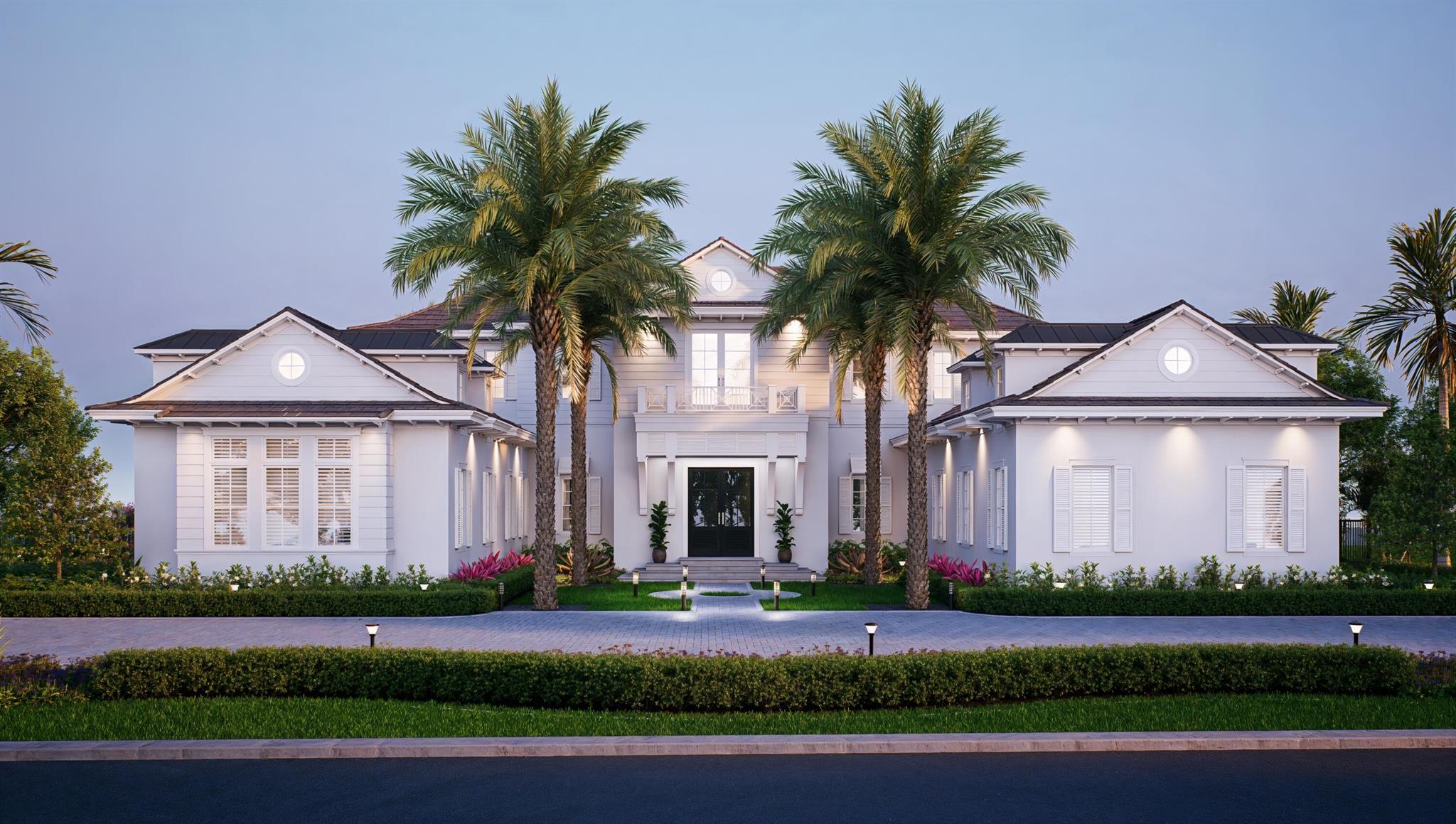 Coastal Elegance Meets West Indies Charm at 15 Bay Harbor Road, Tequesta. Coming to life in the second quarter of 2025, this exceptional designer custom home captures the essence of coastal living with a refined West Indies aesthetic and a contemporary edge. Nestled on over 150 feet of direct water frontage and approximately half acre lot, every room is designed to showcase sweeping water views and bring the outdoors in. Encompassing approximately 6700 square feet of thoughtfully curated living space (9,555 total), this two-story residence features 4 spacious bedrooms, 4 full baths, and 2 half baths--each crafted with timeless materials, clean lines, and an effortless indoor-outdoor flow.Perfect for both quiet relaxation and elevated entertaining, the home includes a custom pool. sunken fire pit, and private dock with lift, offering direct access to the Loxahatchee River, Intracoastal Waterway, and the Atlantic Ocean. A 4-car garage completes this rare offering.  Located in one of South Florida's most desirable waterfront communities, 15 Bay Harbor Road is a true expression of luxury, design, and lifestyle with the best views around!
