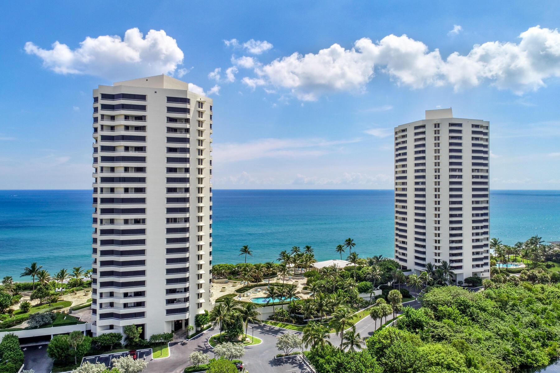 Bright, sunny and water views from every room!  Unobstructed views of the intracoastal waterway from double wrap around balconies.  One of the largest 2 bedrooms on Singer Island.  Enjoy gorgeous sunsets while dining on your balconies. Watch the sunset as it colors the sky orange and fades into the waters of Lake Worth.  Shades of taupe and tan marble is stunning and flows throughout  the condo, serving as a neutral palette for your designs and furniture.Seawinds has completed its milestone inspection and the assessments are paid.    It has complied with all the new Florida statutes.  A 20 month project just being completed is one that will pay dividends in safety and security in the years ahead.