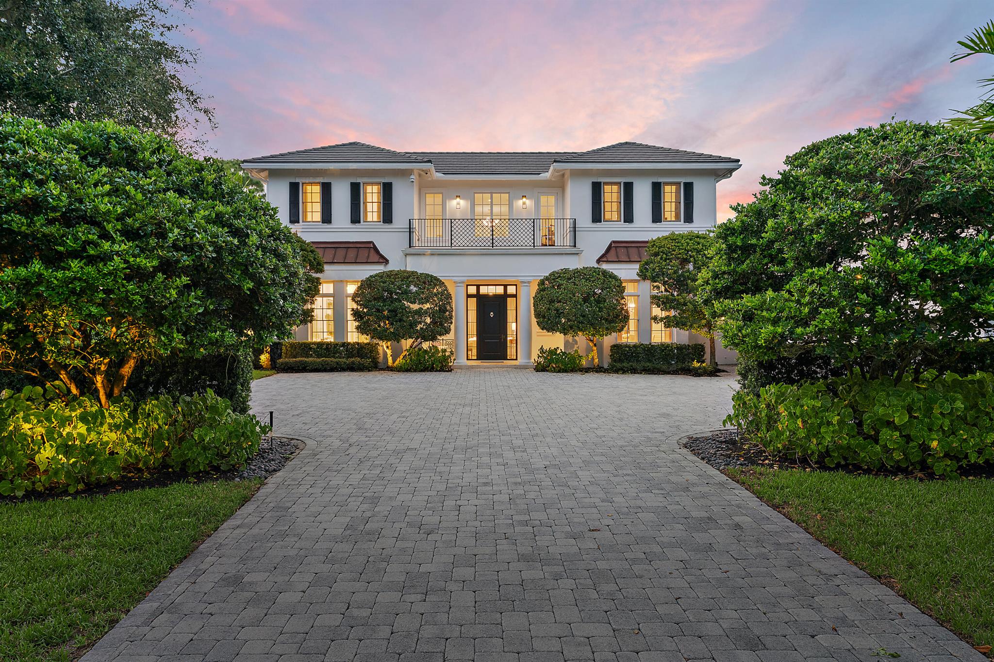 Exclusive 5,800sf+ property situated in the private Steeplechase neighborhood, sitting on 1.25 acres, and featuring 5 beds and 6.5 baths. This home beautifully combines stylish transitional design with the feel of West Indies architecture and includes an outdoor oasis perfect for entertaining or relaxation. The attention to detail, endless house updates inside and out with bright, open and spacious rooms characterize this exceptional home. Outside find the custom newly finished oversized PebbleTec pool and spa, quartzite outdoor kitchen and Lanai equipped with outdoor lighting. Inside offers high ceilings, grand interior spaces, defined by walls of windows and designer accents throughout. The open layout flows with ease creating an irresistibly tranquil ambience. First floor includes casual and formal living spaces, formal dining and chef's kitchen equipped with high end Viking and Bosch appliances, oversized Calacatta marble island, double sinks and dishwashers. Continue on the first floor to find a private home office, guest room, laundry and primary suite with his and her closets and baths. Equally impressive, upstairs you'll find 3 additional bedrooms with en-suites and a casual loft space to enjoy. State of the art amenities include Control 4 system, electric window shades, newly finished epoxy garage floor, central vac, interior &amp; exterior lighting and much more!