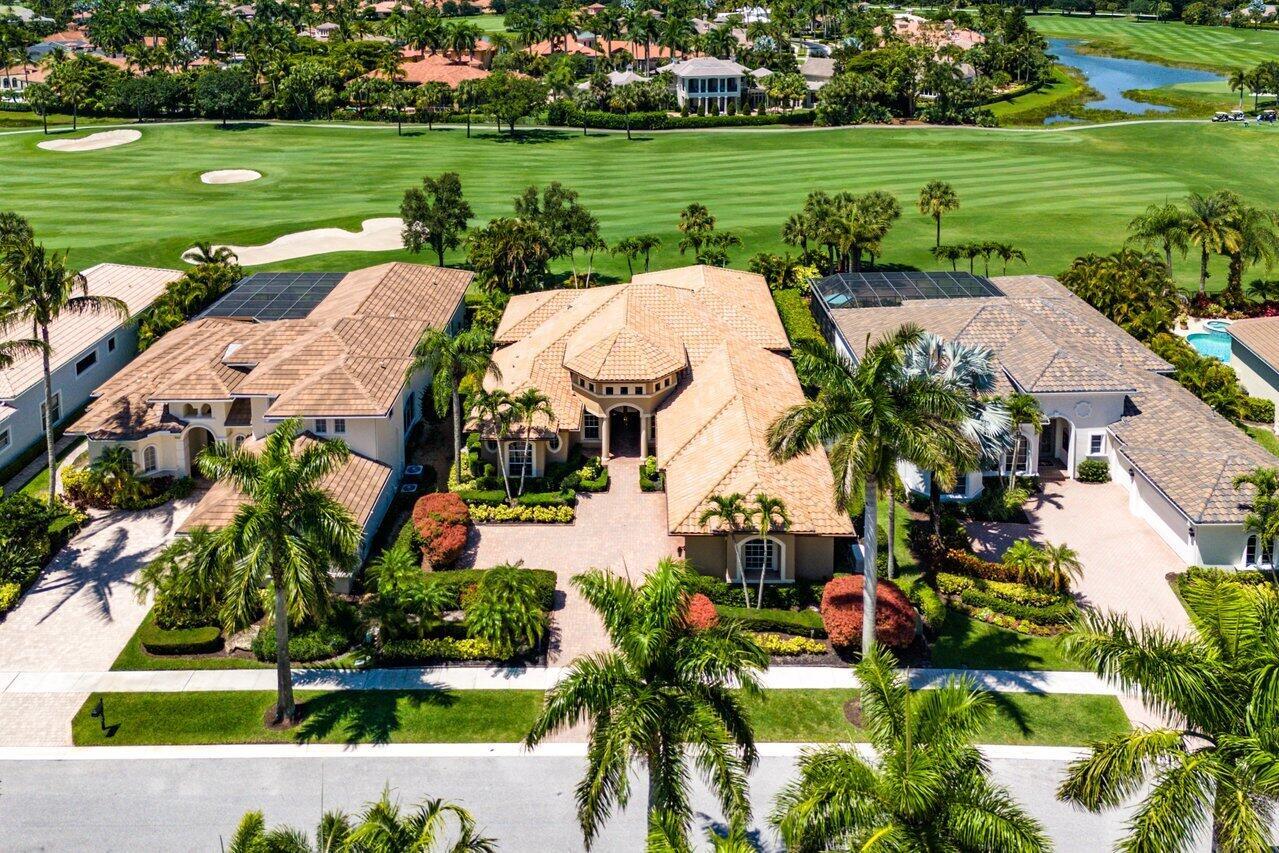 Beautiful on both the outside and inside!  Enjoy luxury one floor living in this exquisite home featuring 4 Bedrooms, 5 Bathrooms plus a Den!  This home is perfectly situated in Hawks Landing and offers a phenomenal golf view throughout the entire back of the home!  Designer inspired paint will make your jaw drop as you enter the front door!  High volume ceilings and natural light gleaming through the windows will have you in awe as you stroll through your new home.  You'll be able to visualize the family get togethers and all the holiday parties with the abundant of entertainment space this home offers you!  Enjoy the beautiful sunrises in South Florida and make this your new home!  Schedule your showing as soon as possible!