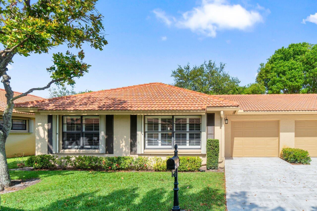 Move-In Ready Villa in Prime Florida Location! Step into comfort and style with this beautifully updated villa featuring a modern kitchen equipped with stainless steel appliances and elegant tile laid on the diagonal throughout. Plantation shutters and crown molding add a touch of sophistication, while the updated bathrooms boast sleek walk-in showers. Enjoy the Florida lifestyle on your charming paver patio--perfect for both relaxing and entertaining. Community has a Saltwater pool, clubhouse with library and billiards, Association fee covers cable, water, sewer, trash, roof maintenance, landscaping, and exterior upkeep. Located near shopping, dining, entertainment, and medical facilities.    Don't miss this opportunity to own a stylish, low-maintenance villa in a sought-after Community!