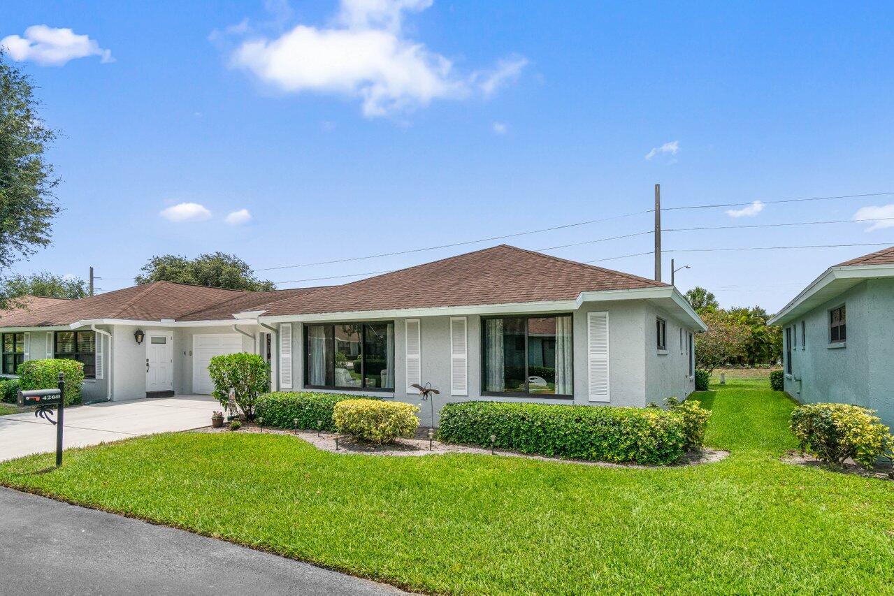 Beautifully Updated Villa in a Sought-After Community!This stylish, low-maintenance villa features a modern kitchen with new appliances, a newer AC unit, impact windows, added attic insulation, and elegant tile flooring throughout. Enjoy outdoor living on your private paver patio.The vibrant community offers a saltwater pool, clubhouse with library and billiards, and a welcoming social atmosphere. The low monthly association fee includes cable, water, sewer, trash, roof maintenance, landscaping, and exterior upkeep -- giving you peace of mind and more time to enjoy life.Conveniently located near shopping, dining, entertainment, and top medical facilities.Don't miss this opportunity to own a beautifully updated home in a prime location!